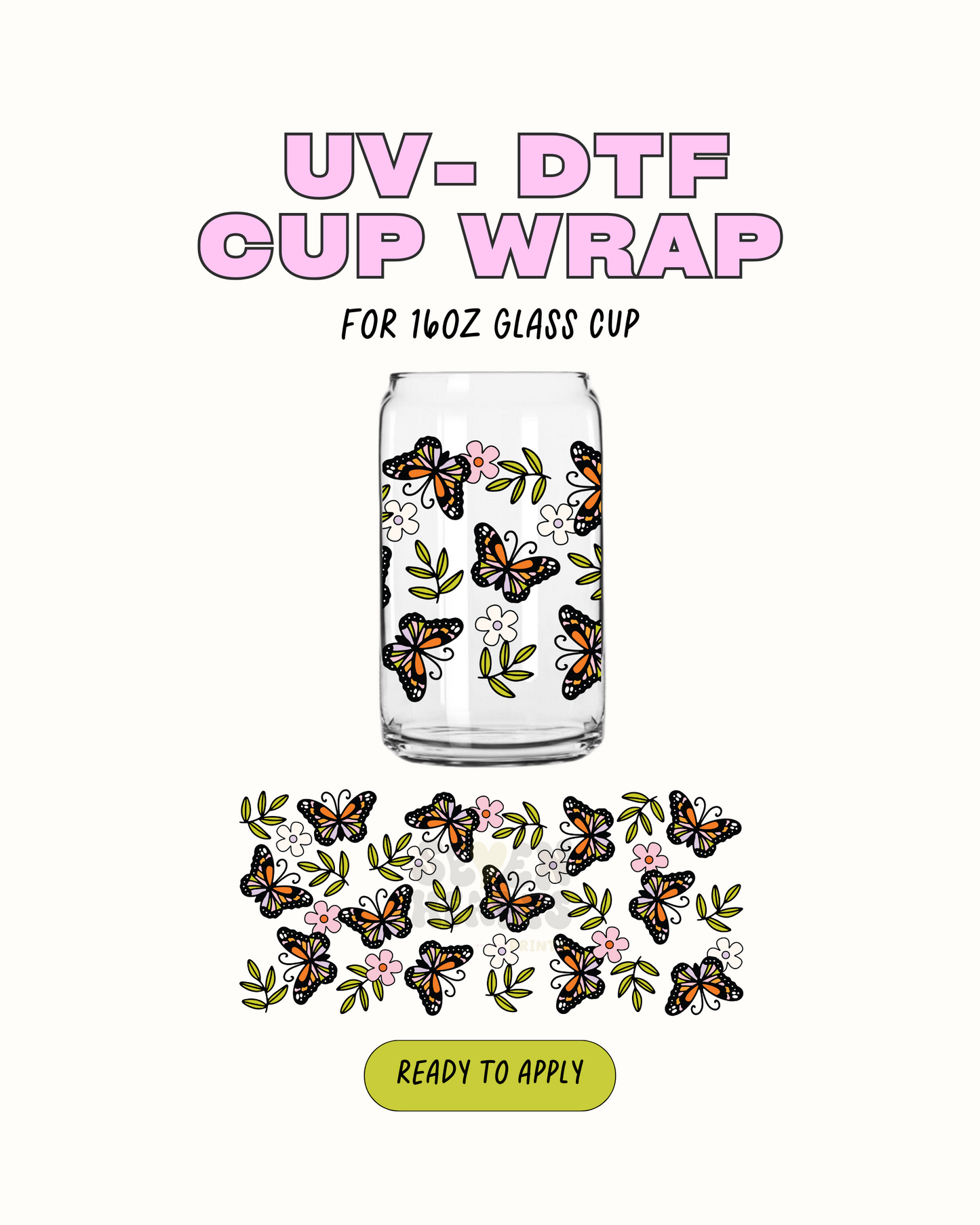 Spring Butterflies - UVDTF