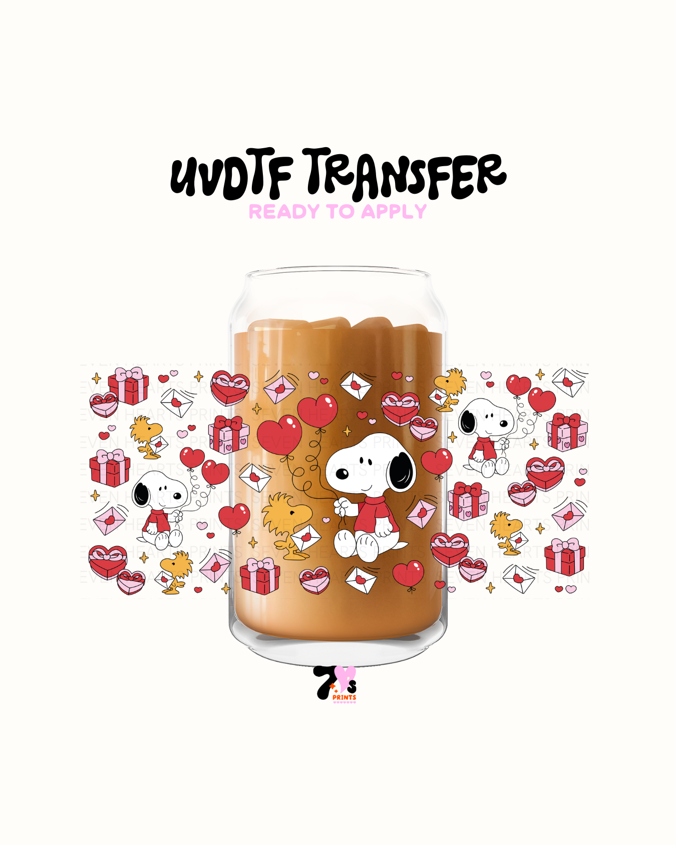 Valentine Dog - UVDTF Wrap