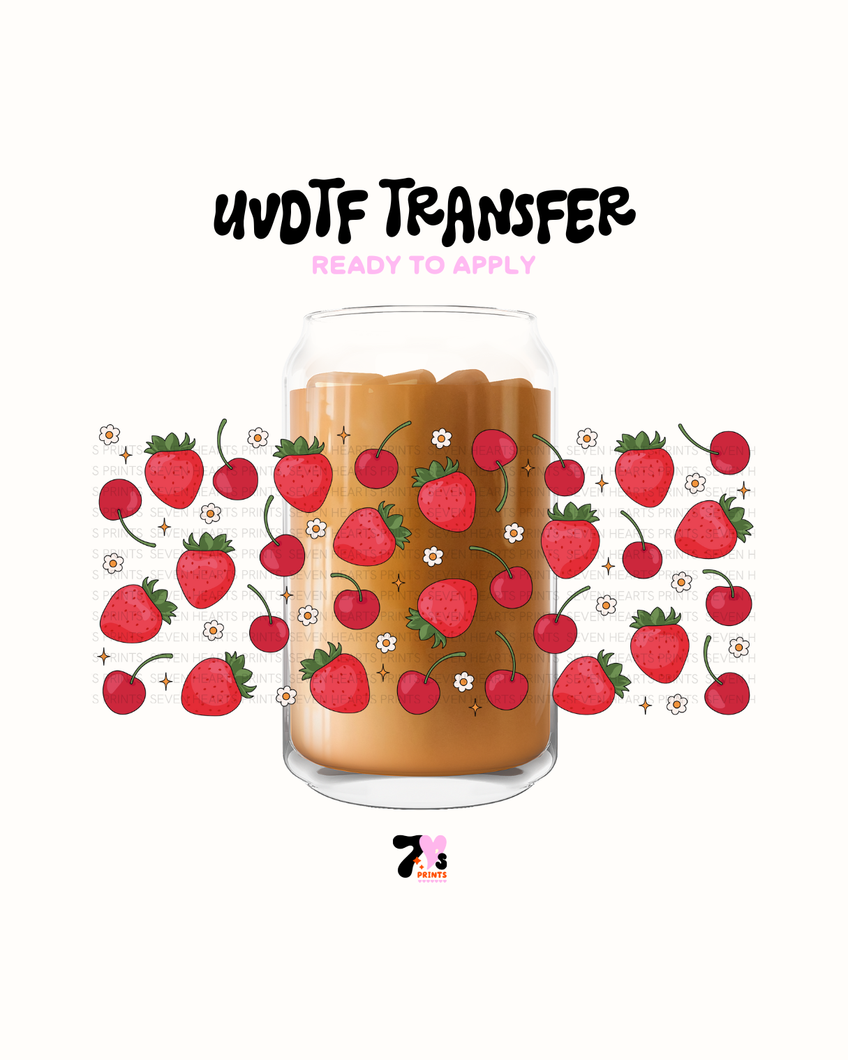 Strawberry and cherries - UVDTF Wrap