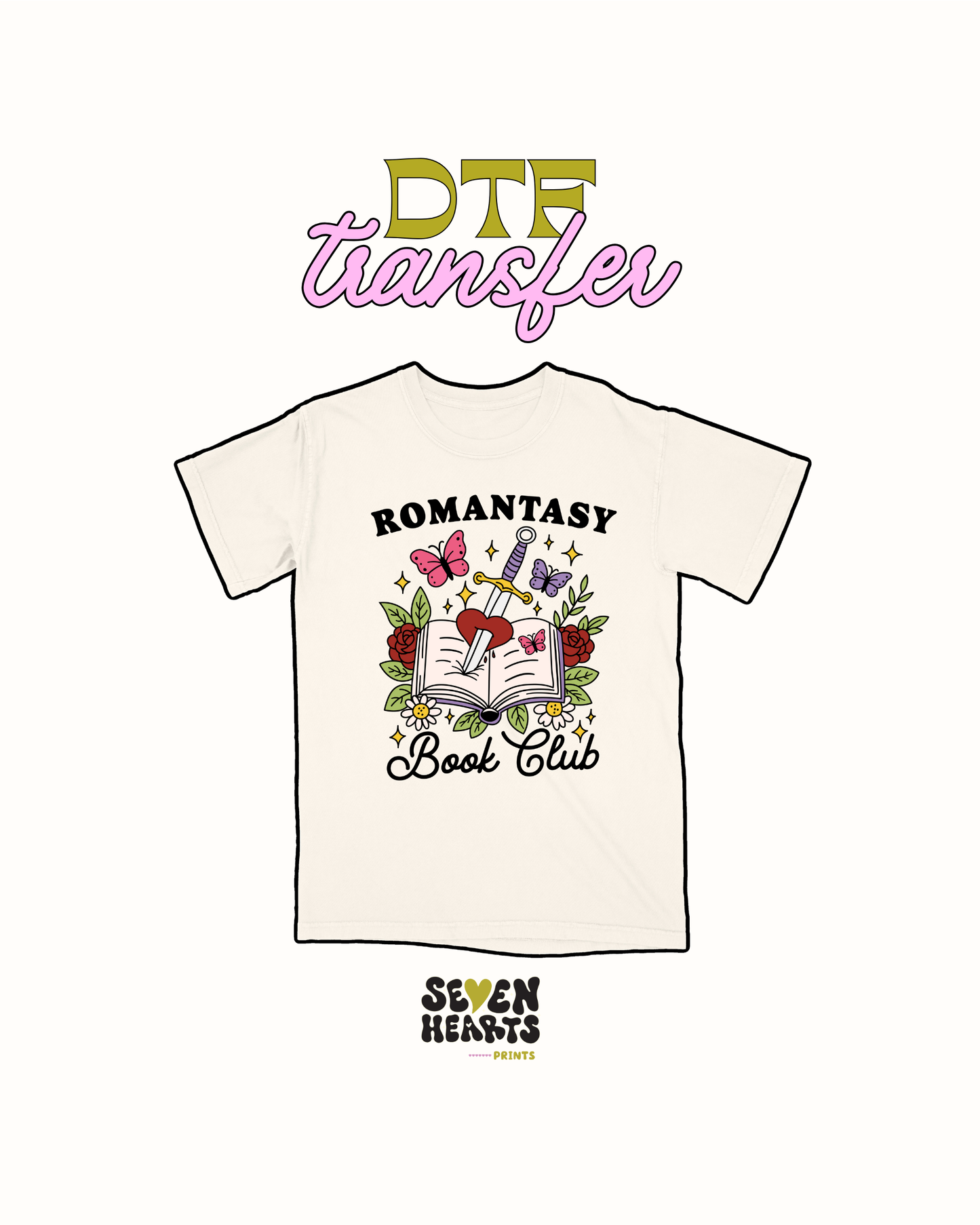 romantasy book club- DTF Transfer