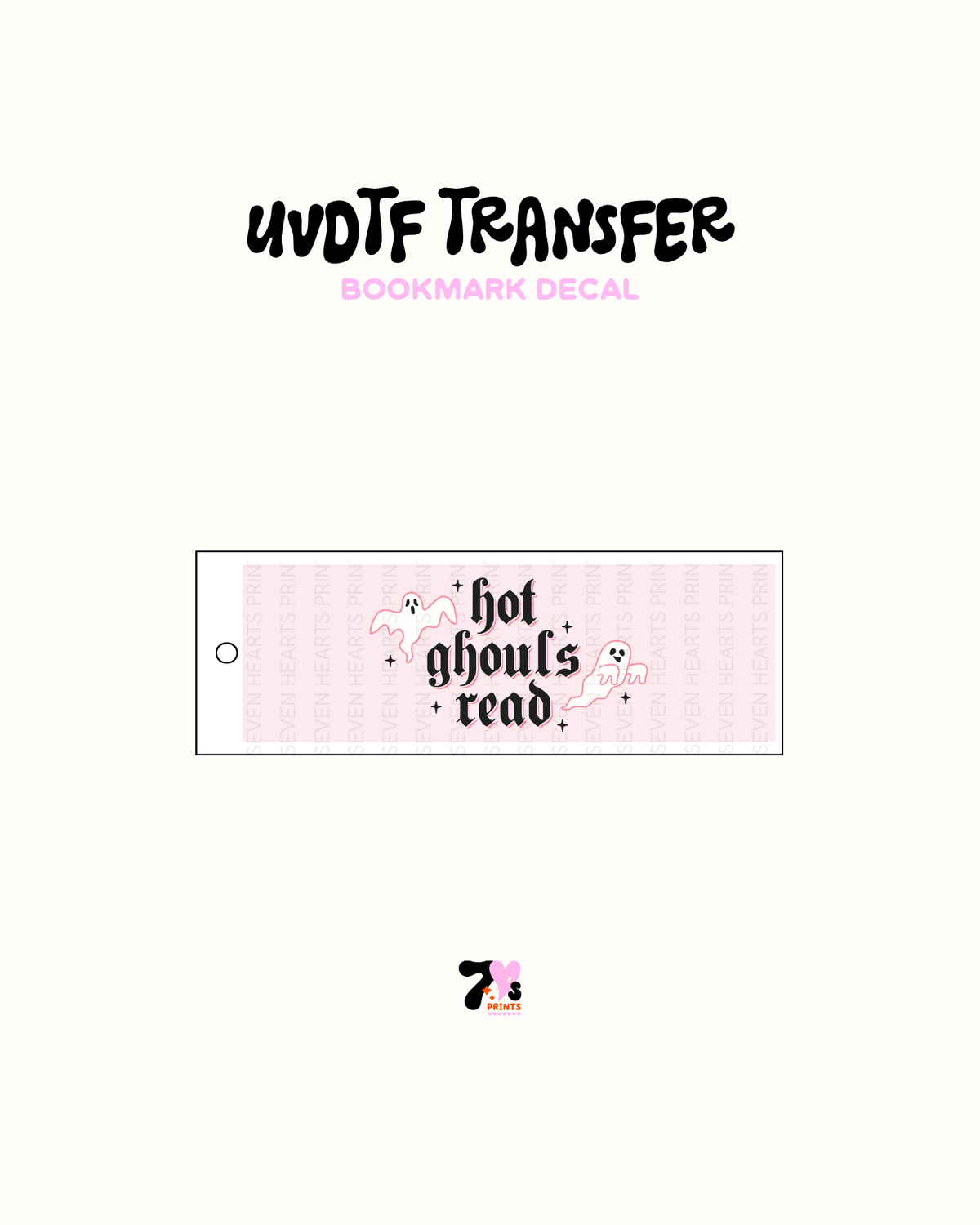 UVDTF Bookmark Decal #360