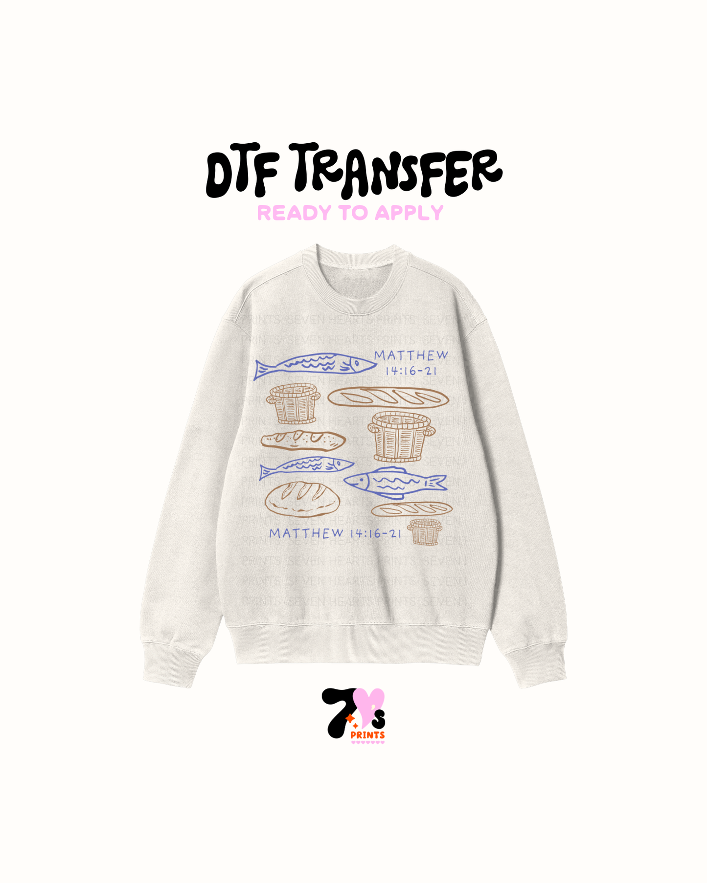 Matthew 14-16-21 DTF Transfers