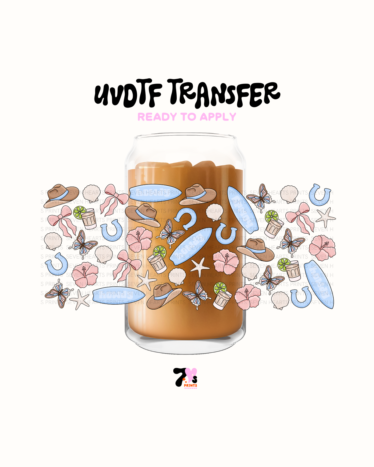 Coastal cowgirl - UVDTF Wrap