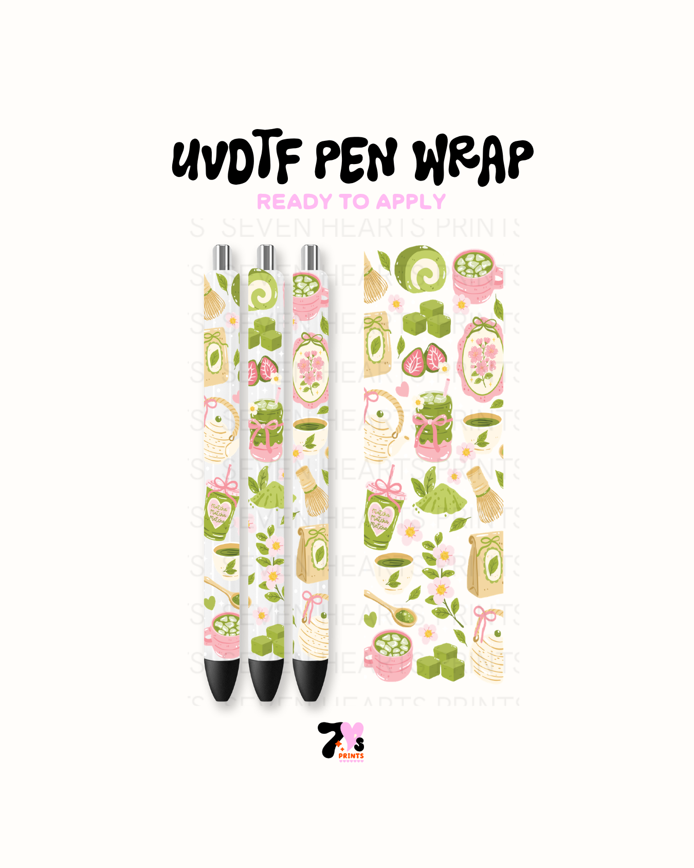 UVDTF Pen Wrap #12 Set of 3