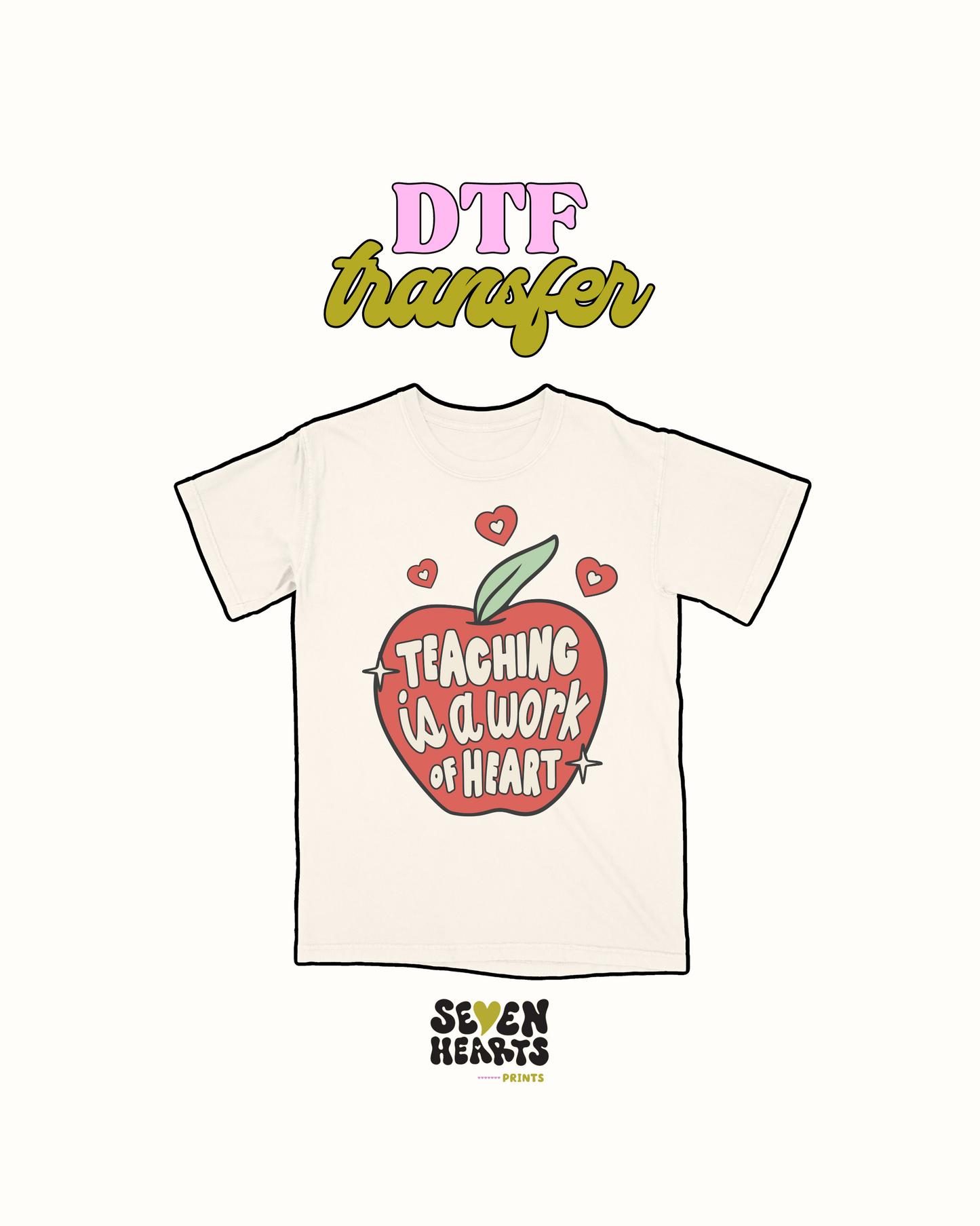 La enseñanza es una obra de arte - DTF Transfer