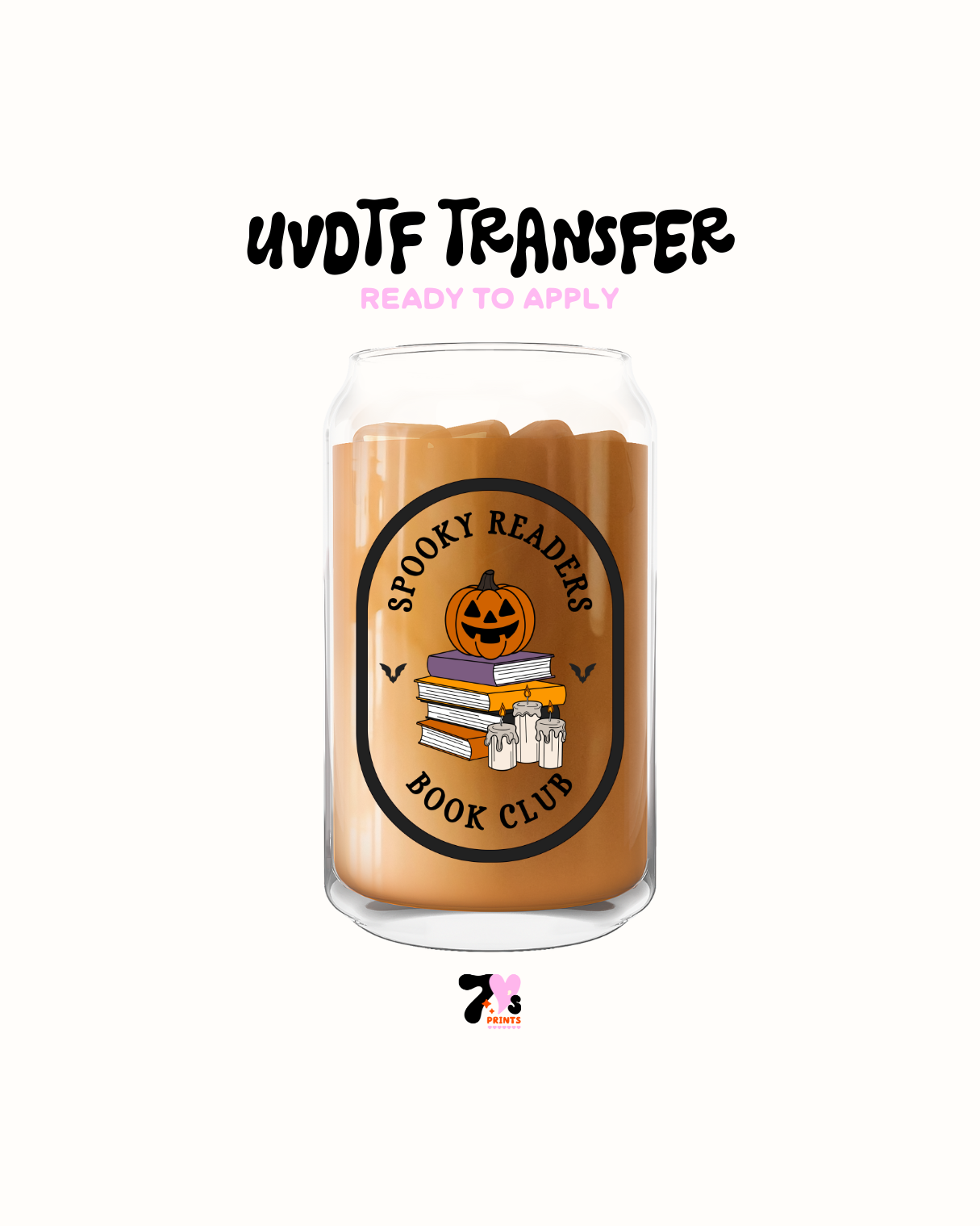 Spooky Readers book club - UVDTF Decal