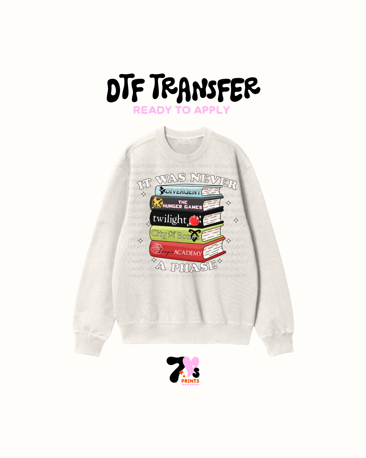 its was never a phase DTF Transfers