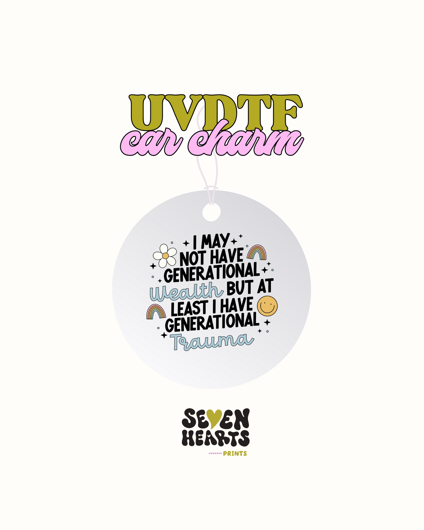 Trauma - Car Charm Decal