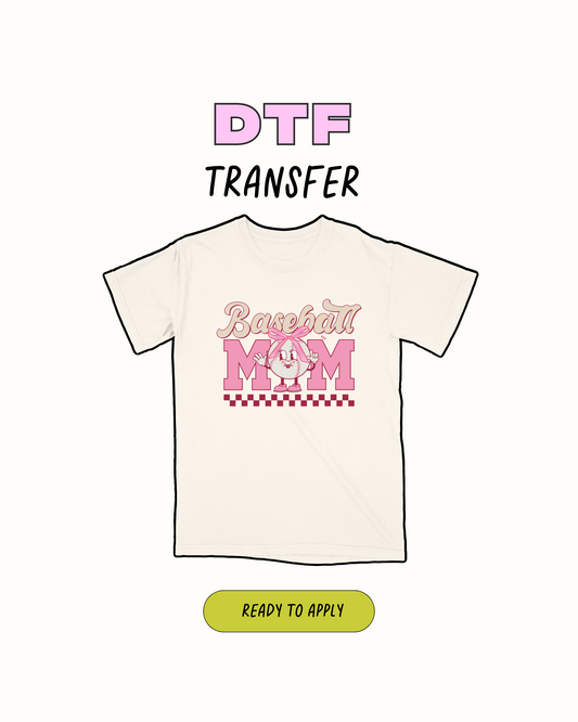 Mamá de béisbol - Transferencia DTF
