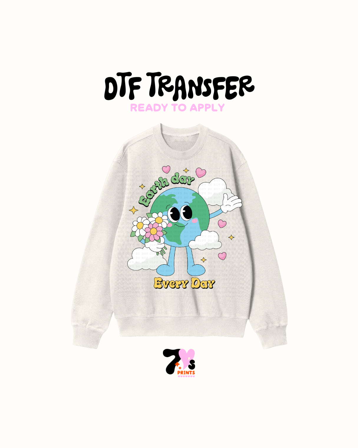 Earth Day - DTF Transfer