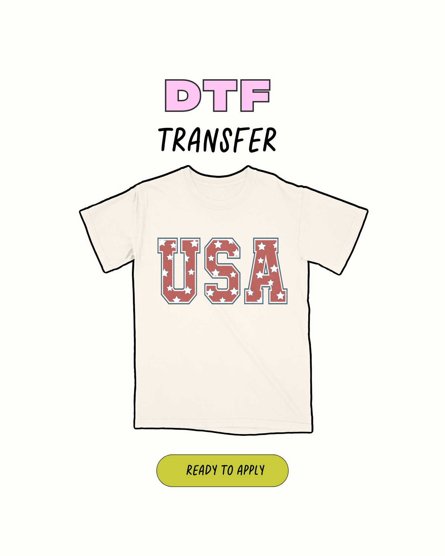 4th of July #10- DTF Transfer