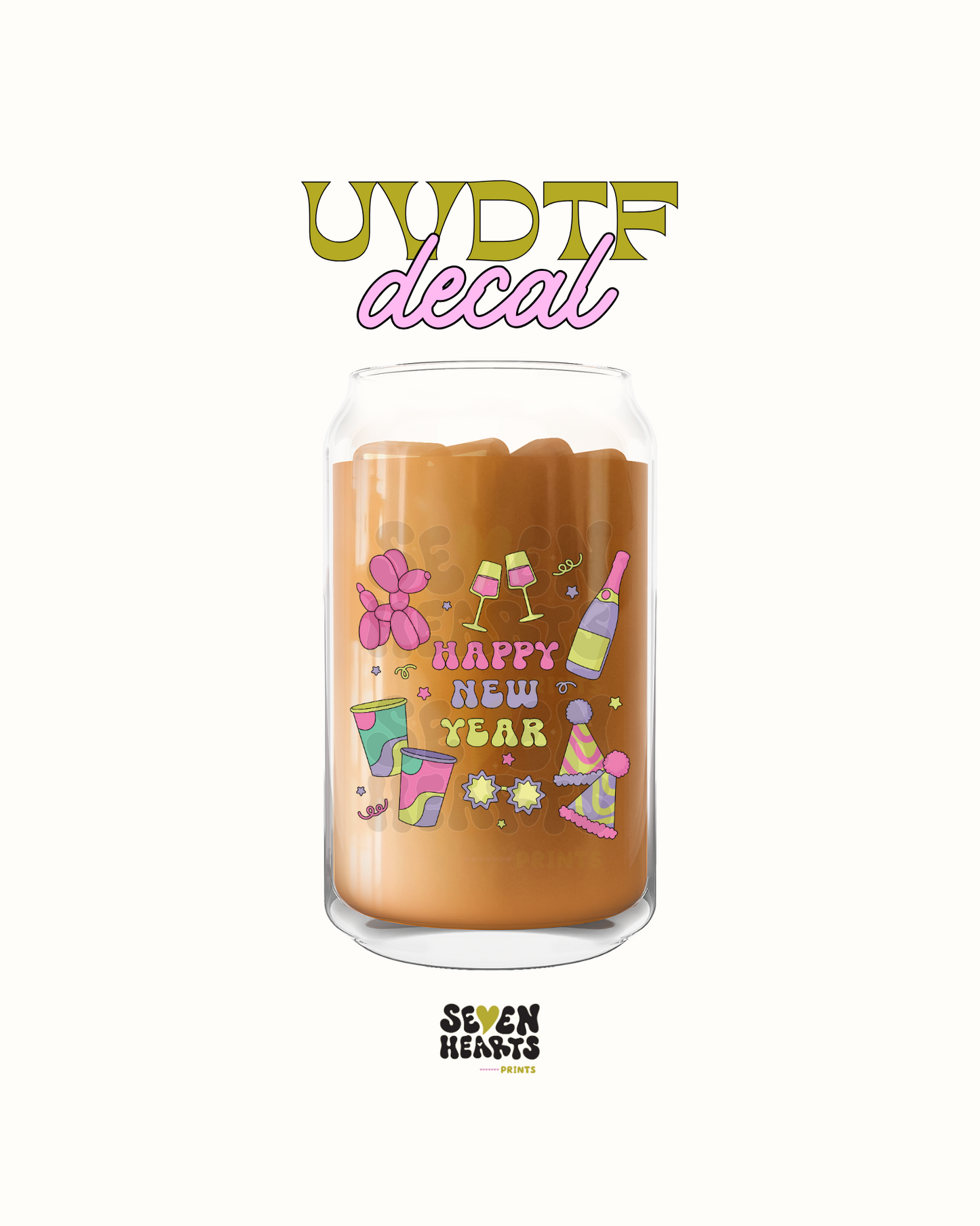 Happy new year - UVDTF Decal
