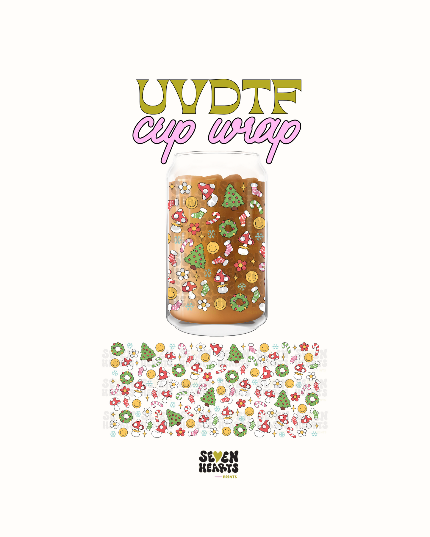 Xmas mushies - UVDTF