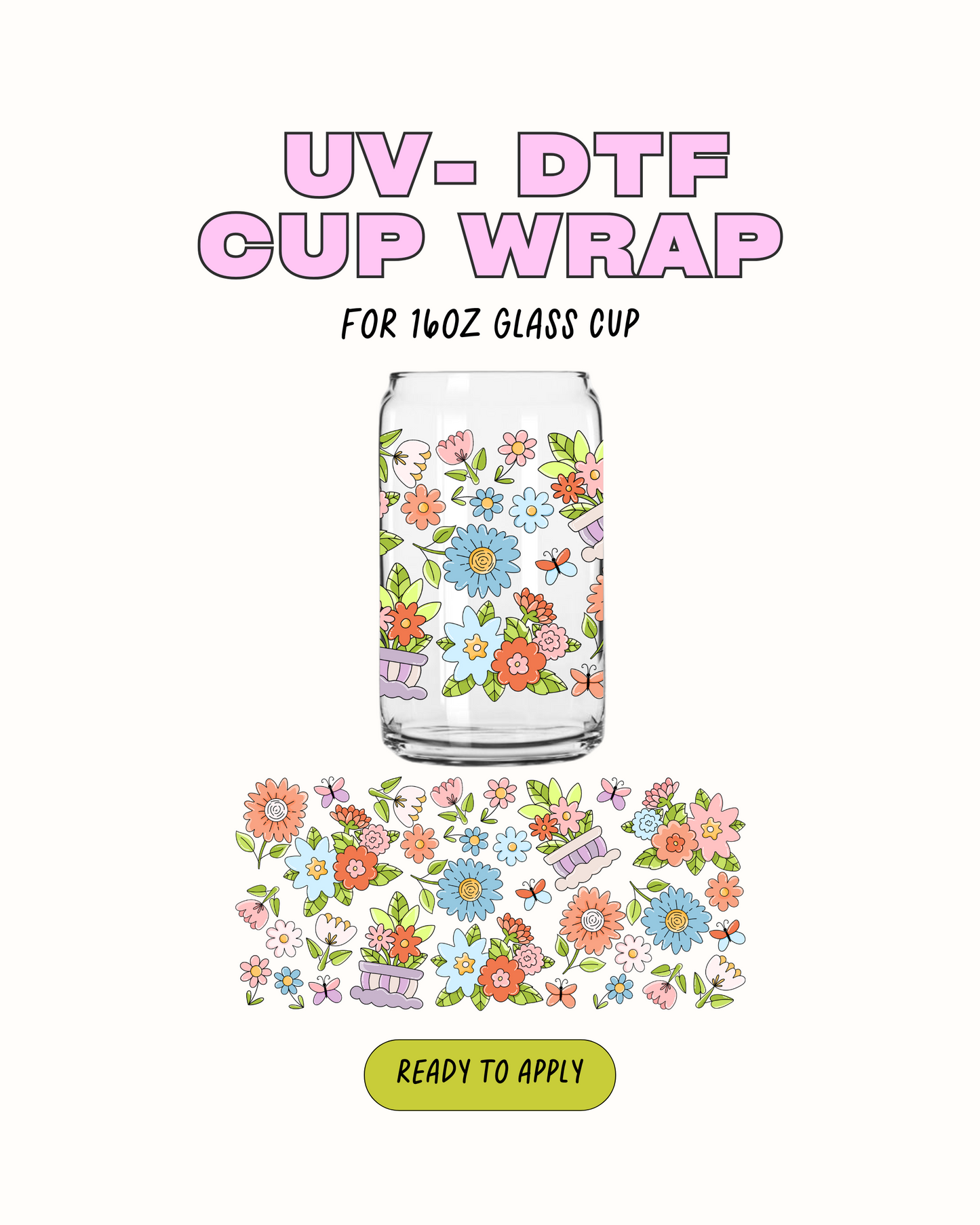 Spring flowers - UVDTF