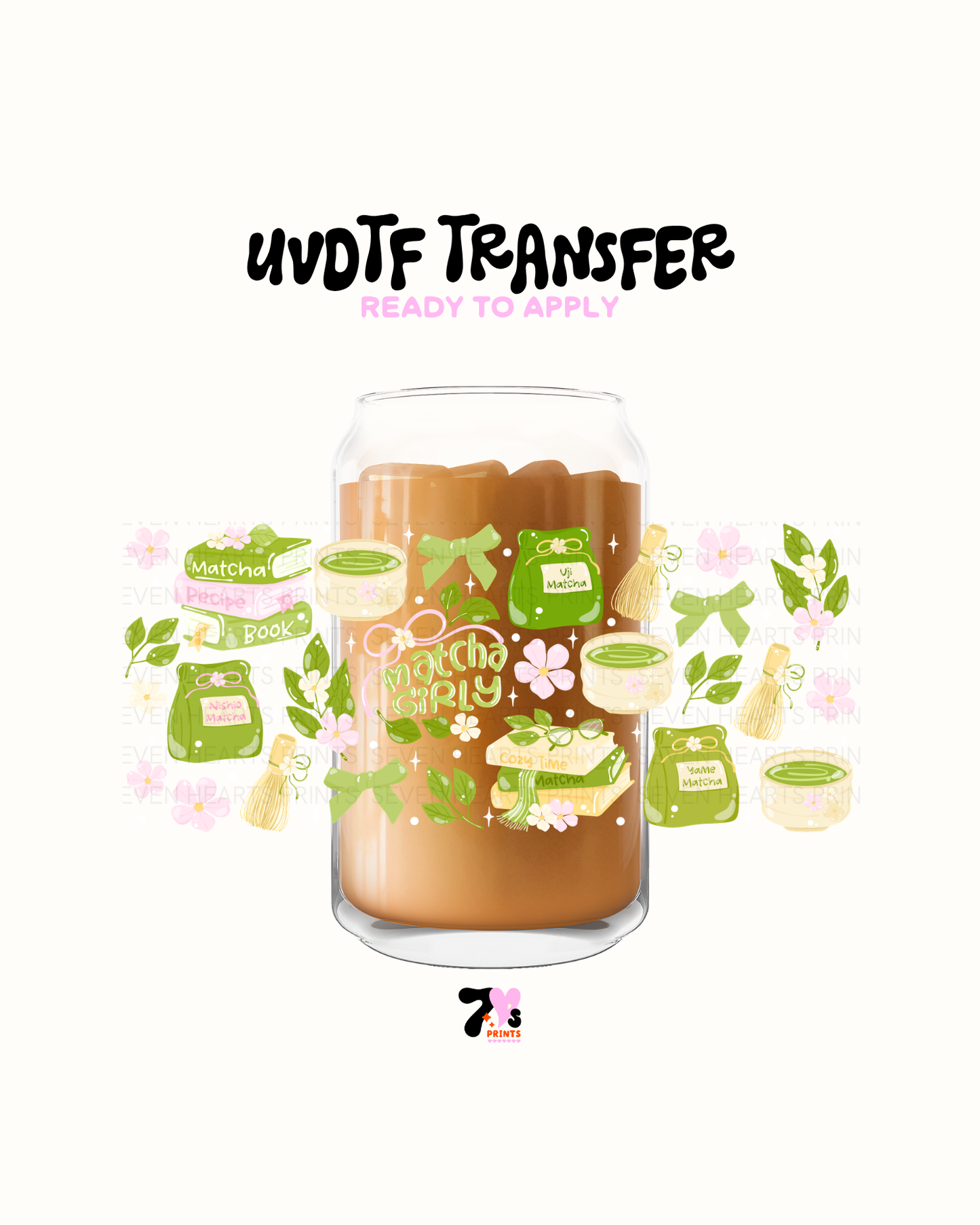 Matcha girly- UVDTF Wrap