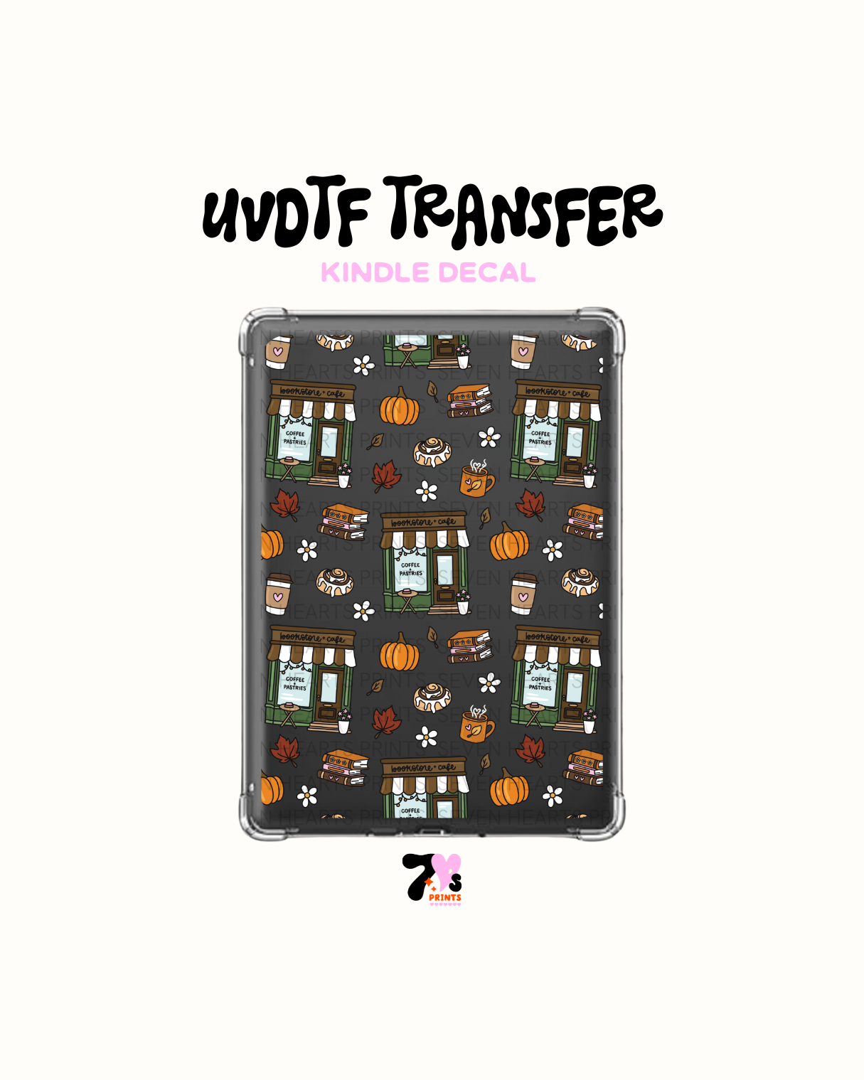 Bookstore - UVDTF Kindle Decal