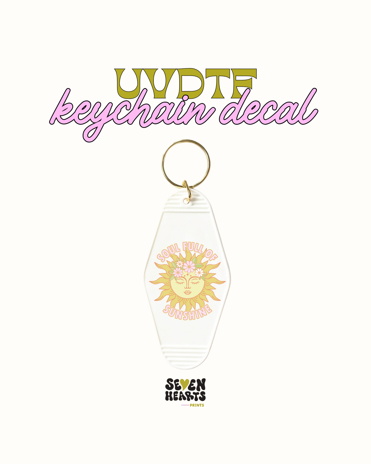 Sunshine - UVDTF Keychain