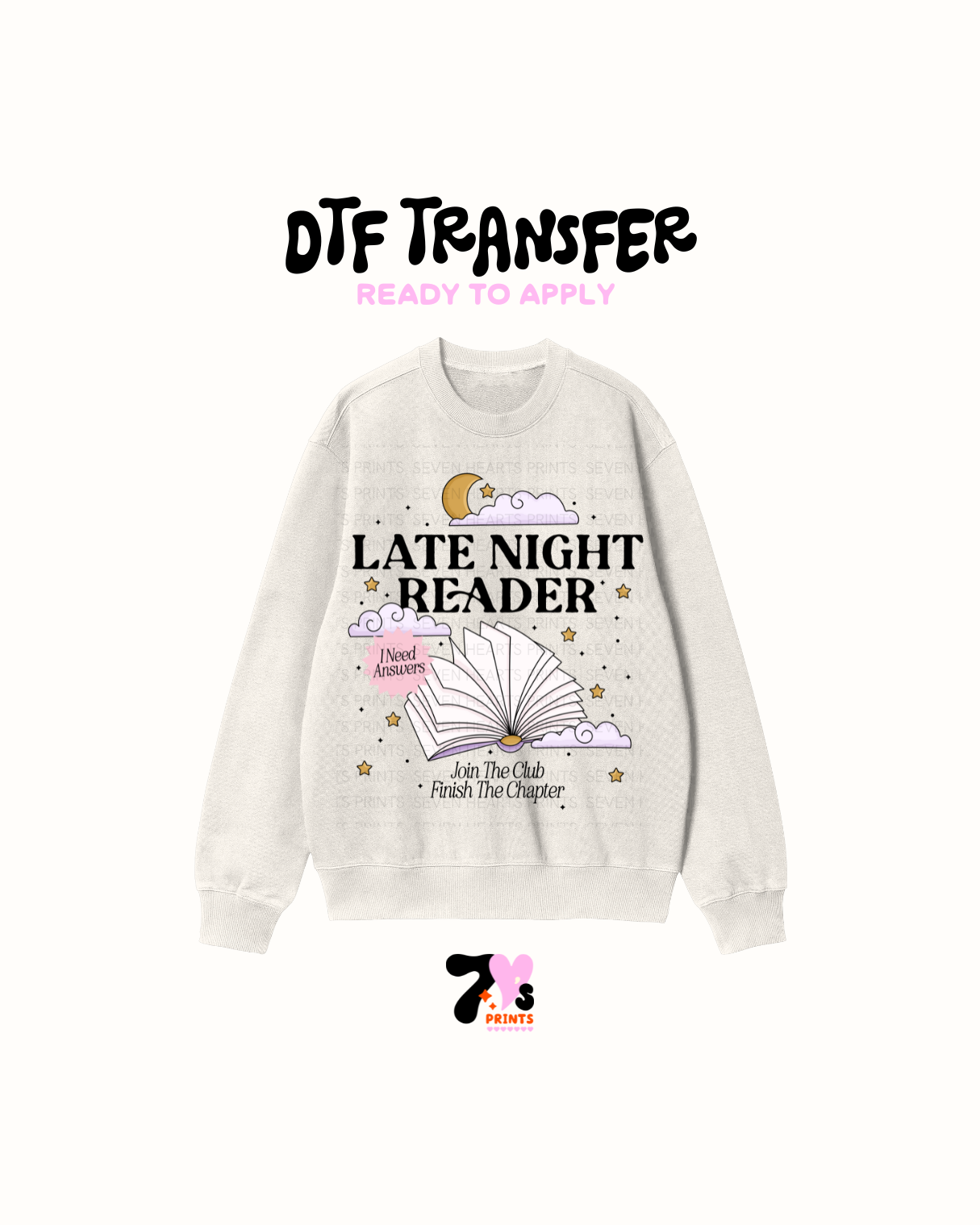 Late night reader - DTF Transfer