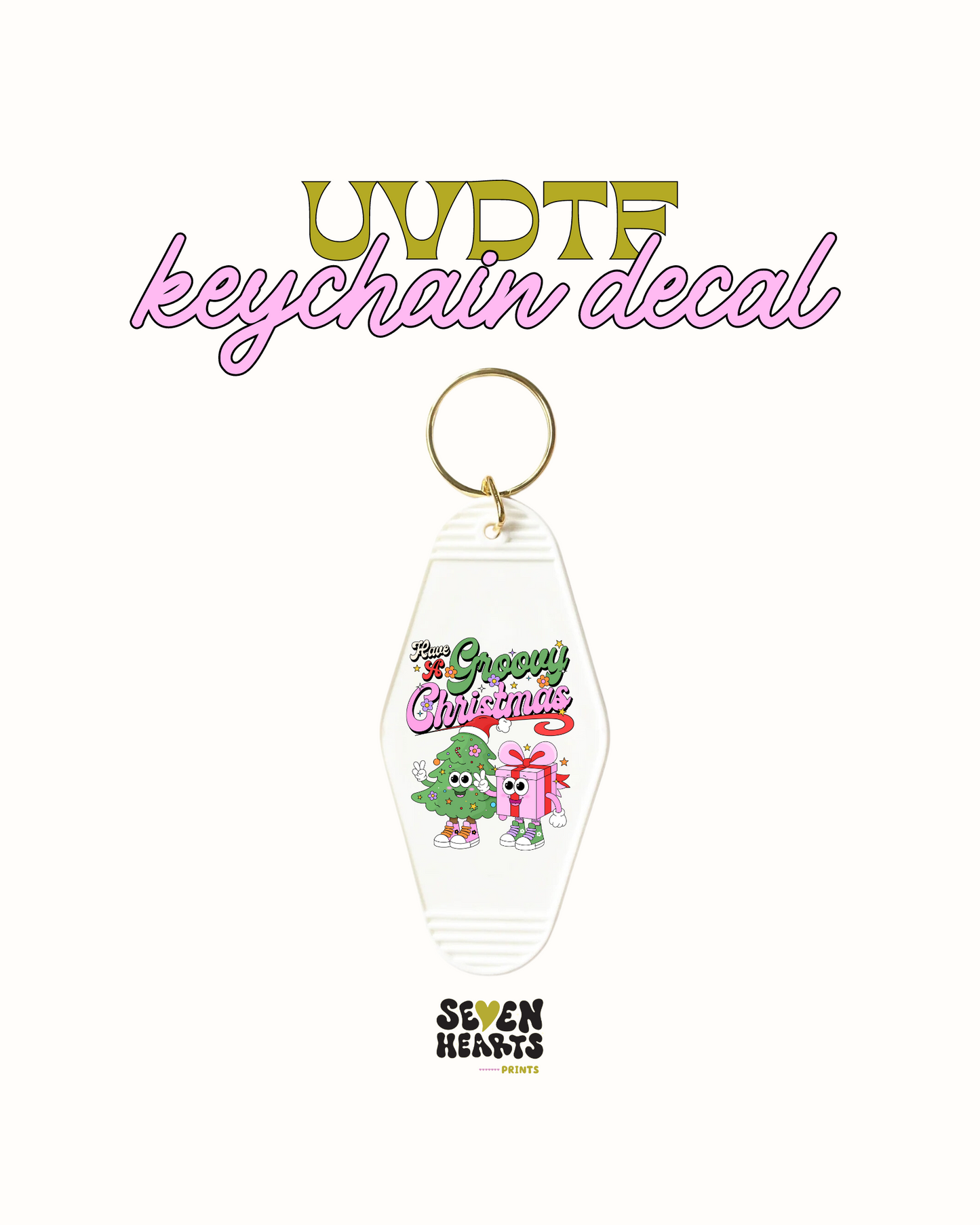 Groovy xmas - Set of 5 UVDTF