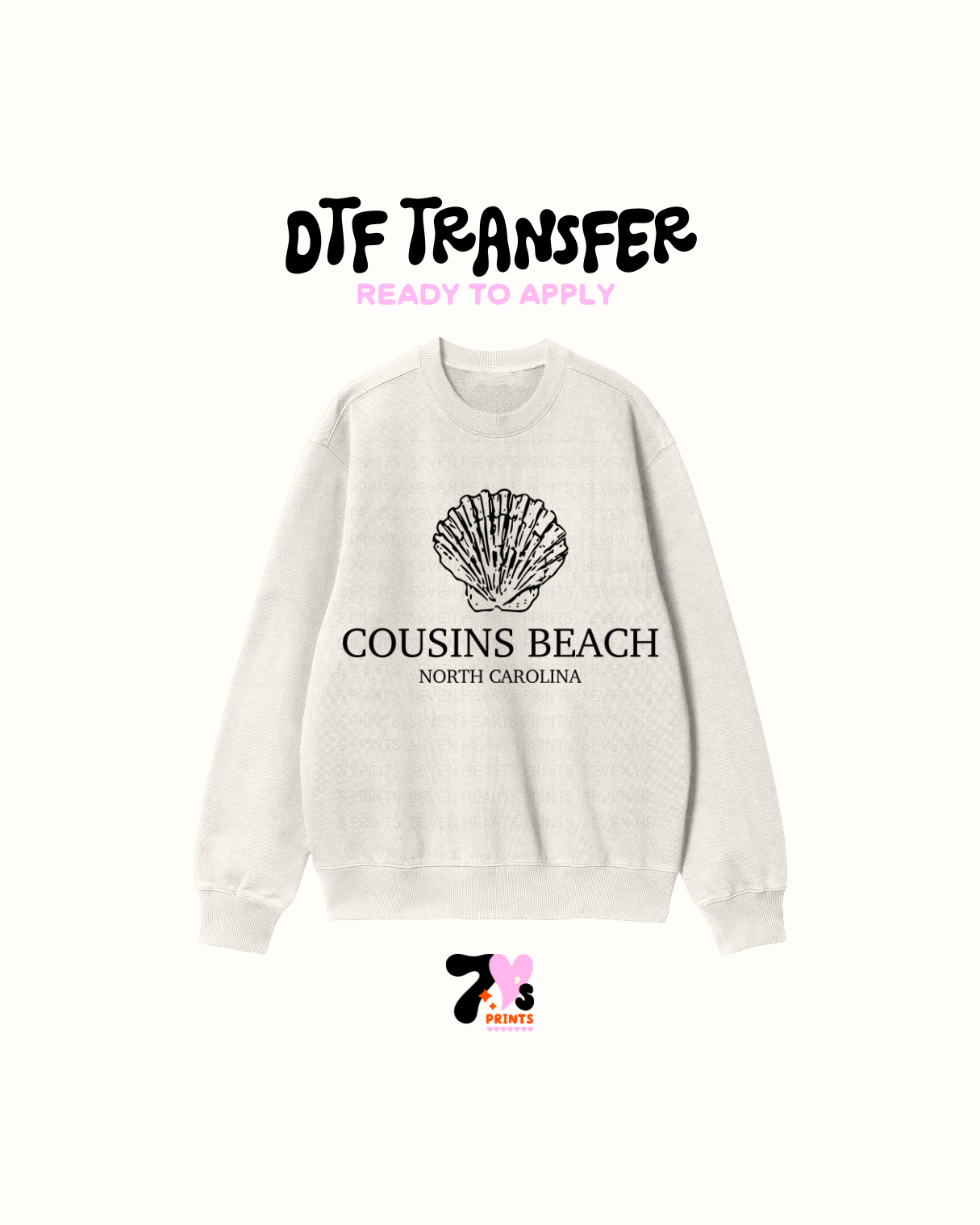 Cousins beach north - DTF Transfer