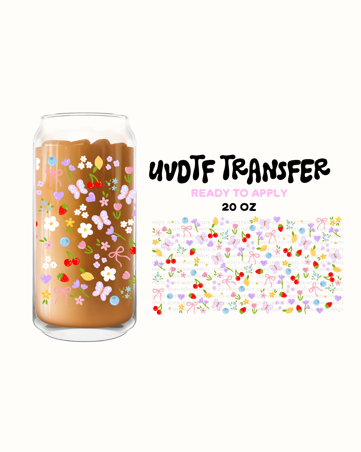 Cute things - UVDTF 20oz Cup Wrap