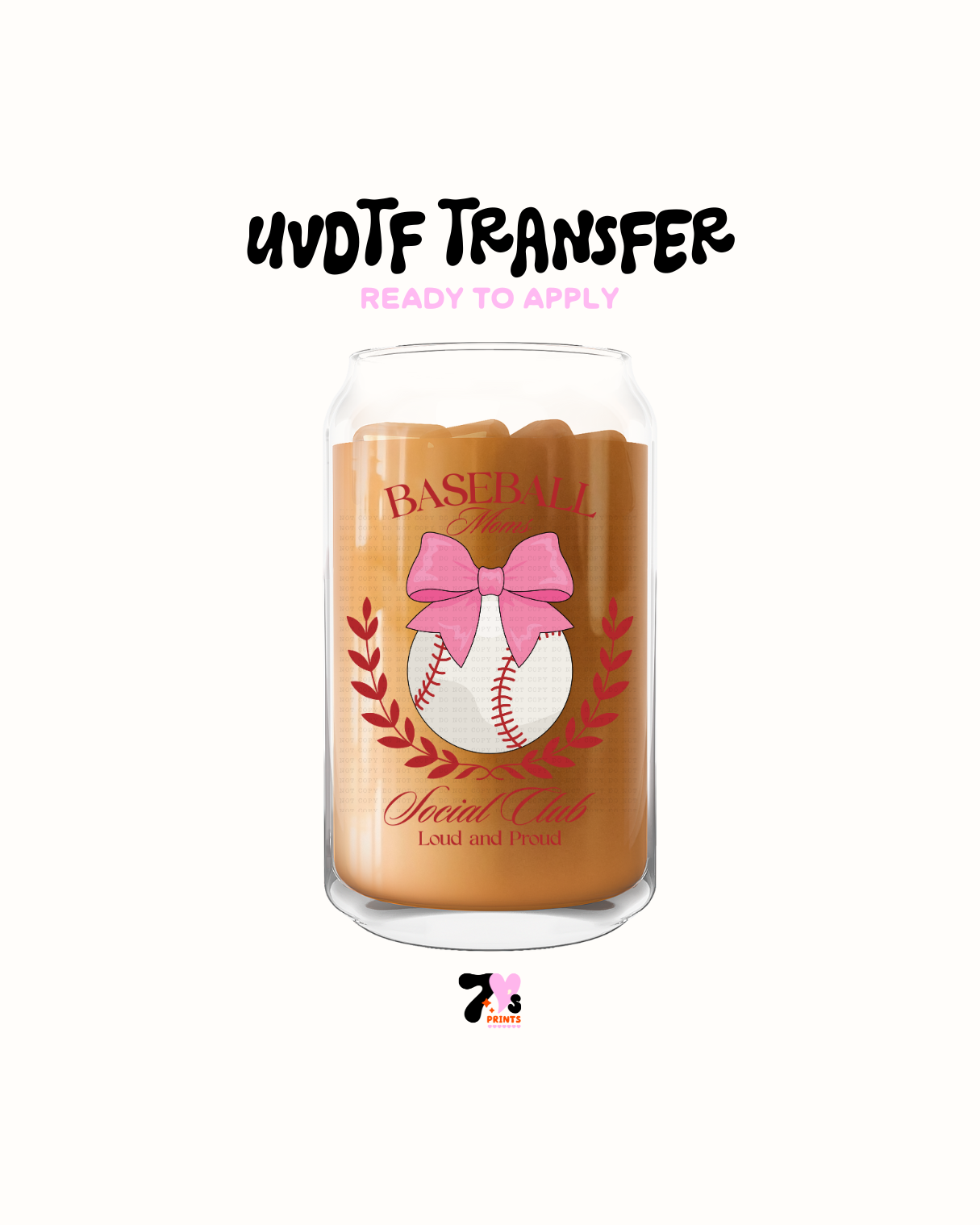 Baseball Mom - UVDTF Decal