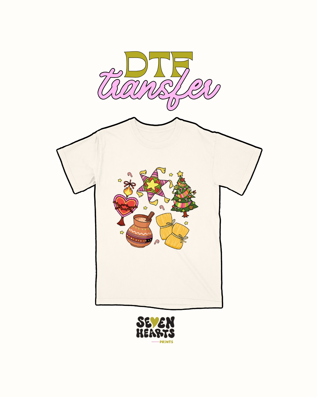 Piñata atol arbolita- DTF Transfer