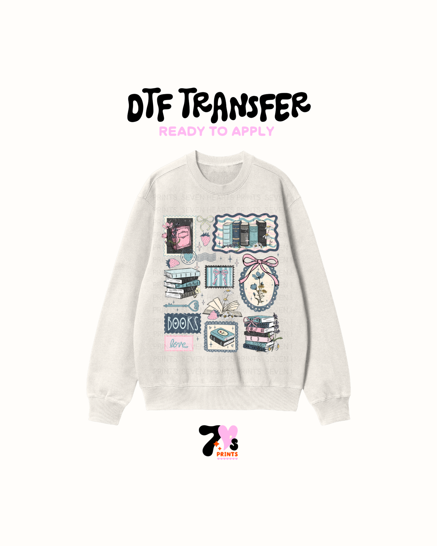 Books love - DTF Transfers