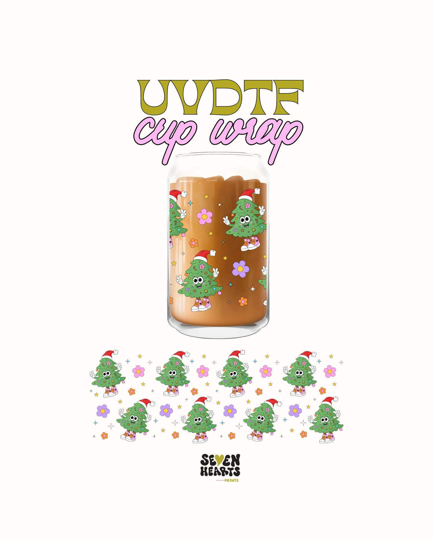 Cute xmas tree- UVDTF