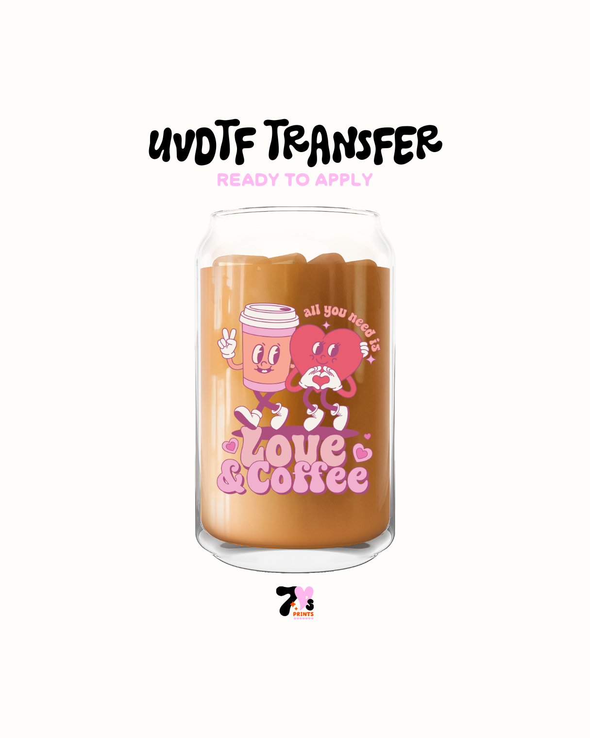 Love coffee - UVDTF decal