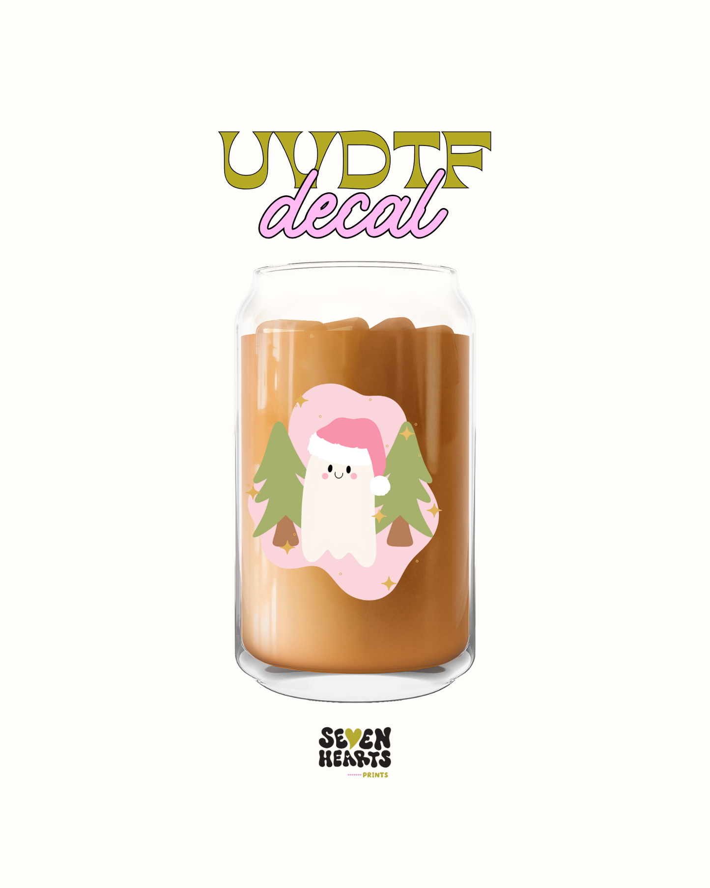 Xmas ghosty- UVDTF Decal