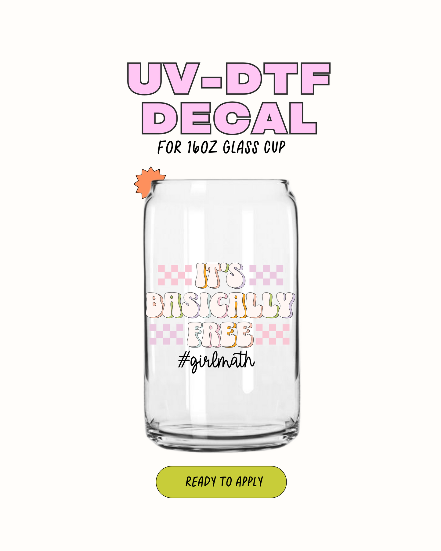 Es básicamente gratis - UVDTF