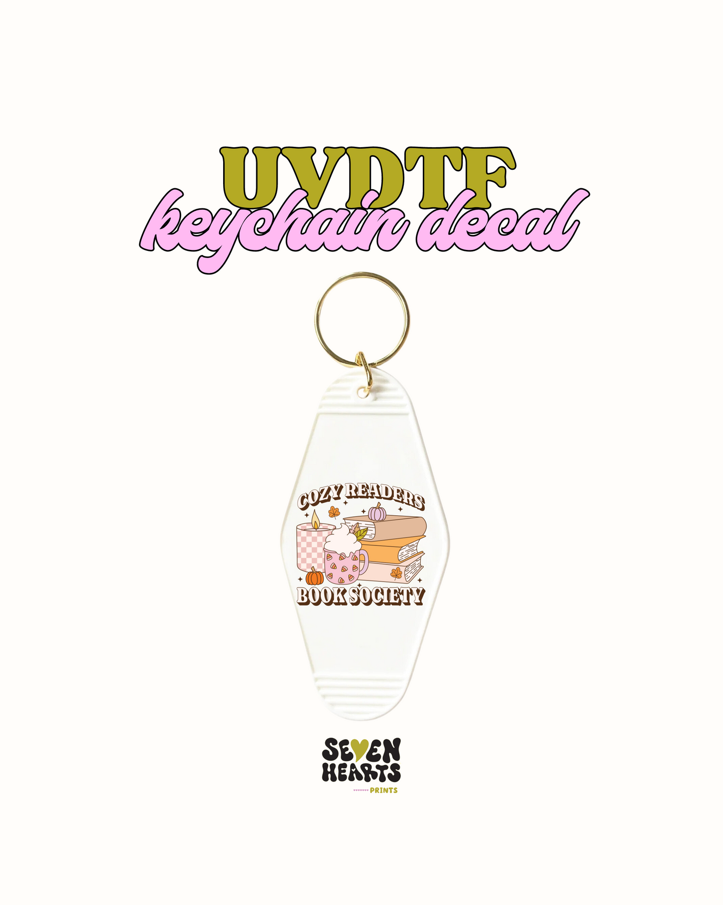 Cozy Readers  - UVDTF Keychain