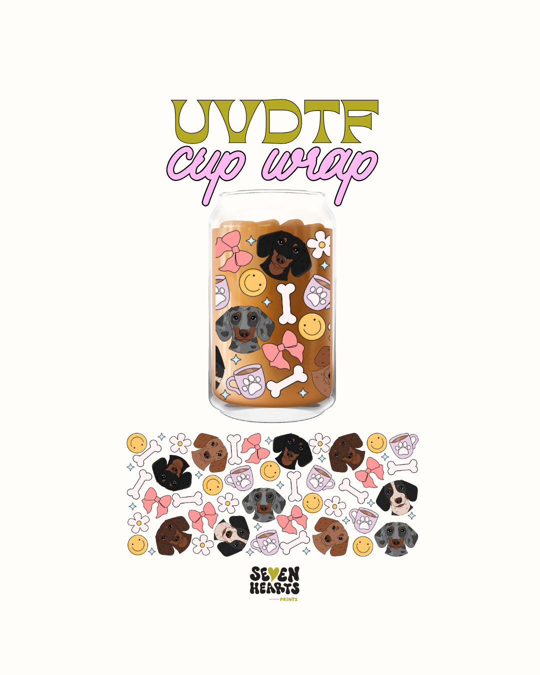 Dachshund dogs - UVDTF Decal
