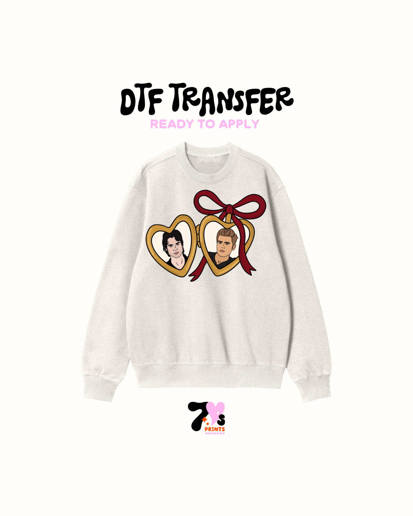 Vampire Diaries lock - DTF Transfers