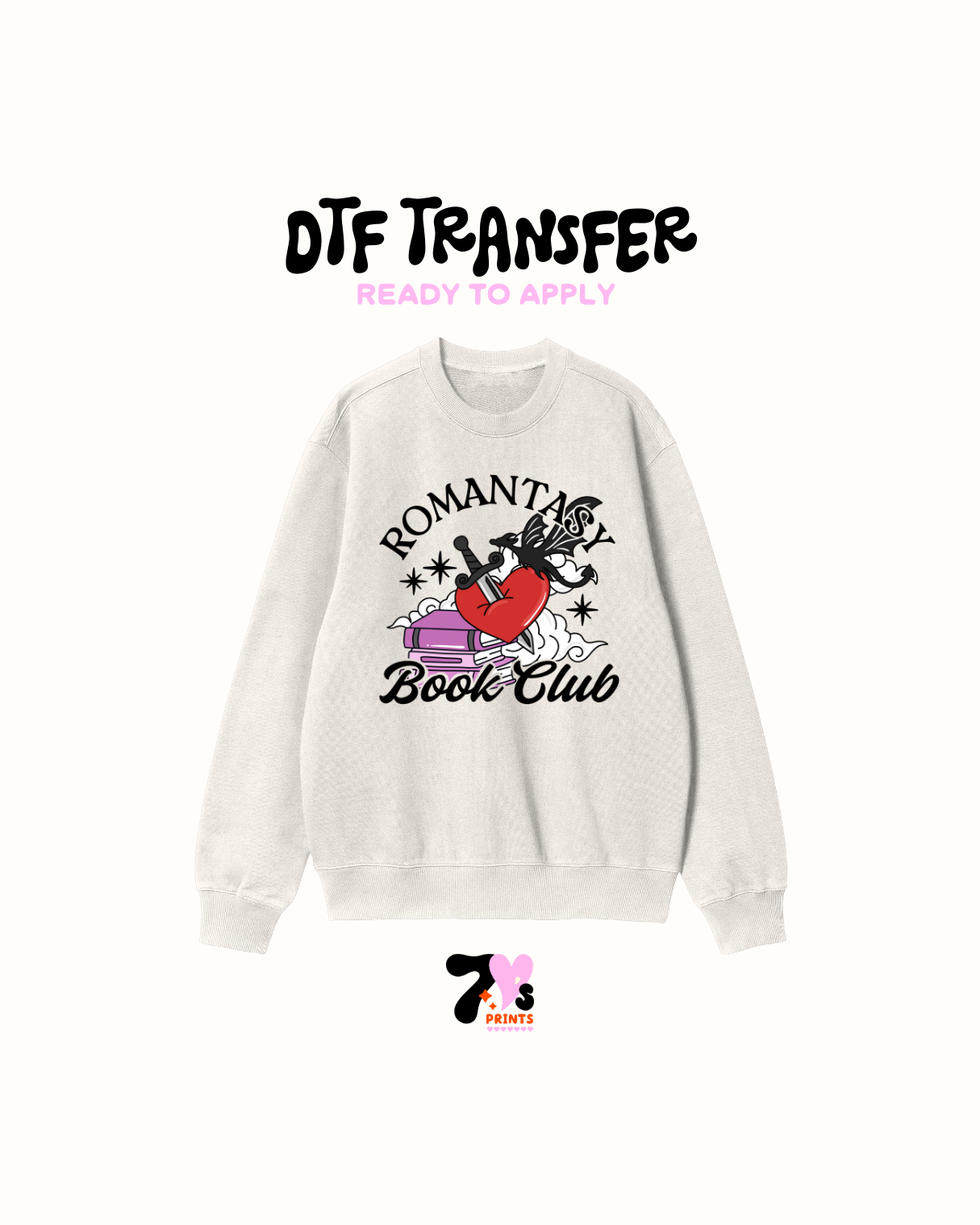 Romantacy book club (red) - DTF Transfers
