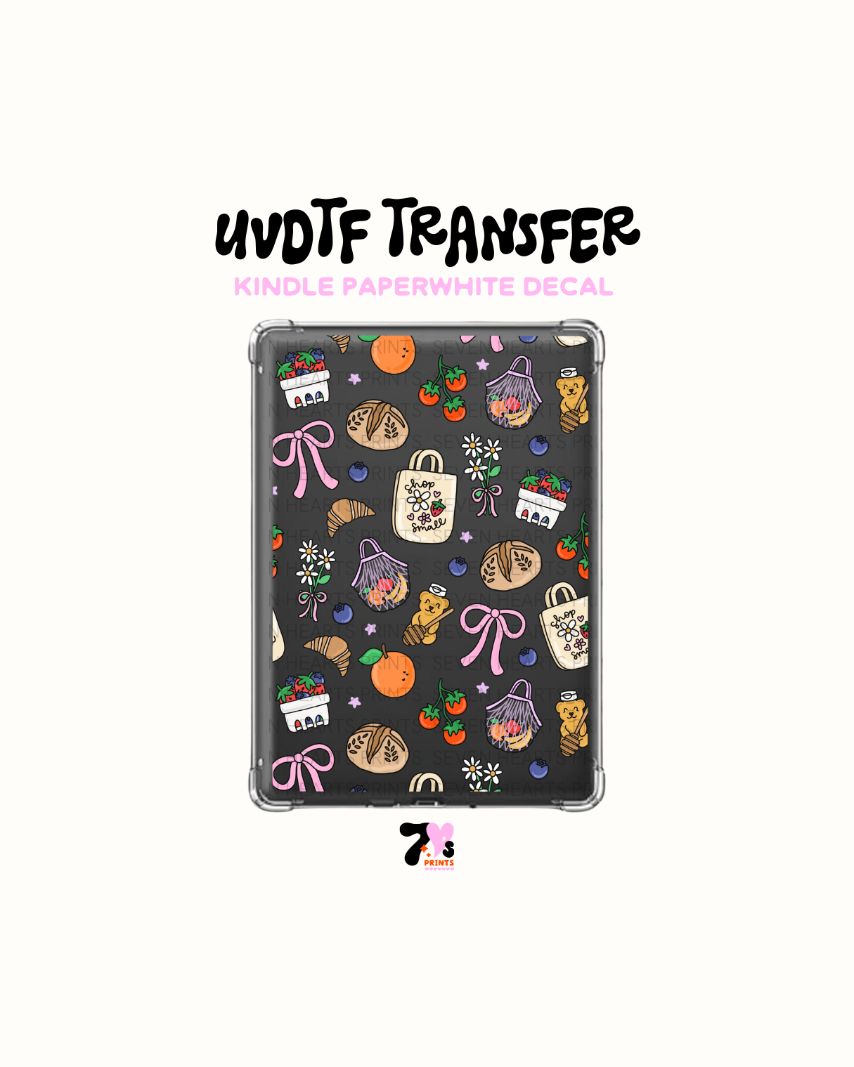 Picnic - UVDTF Kindle Decal