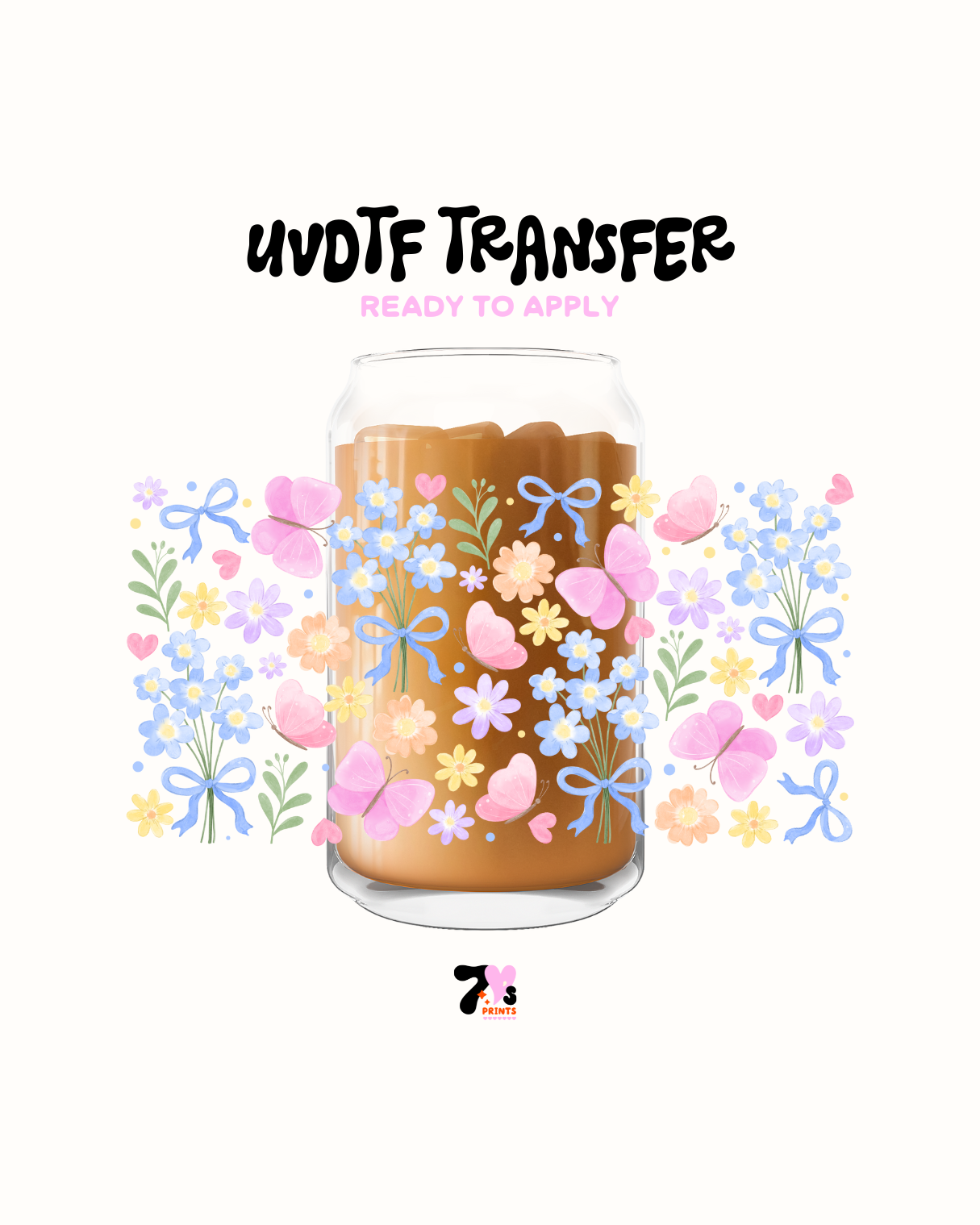 Butterlies and Flowers - UVDTF Wrap