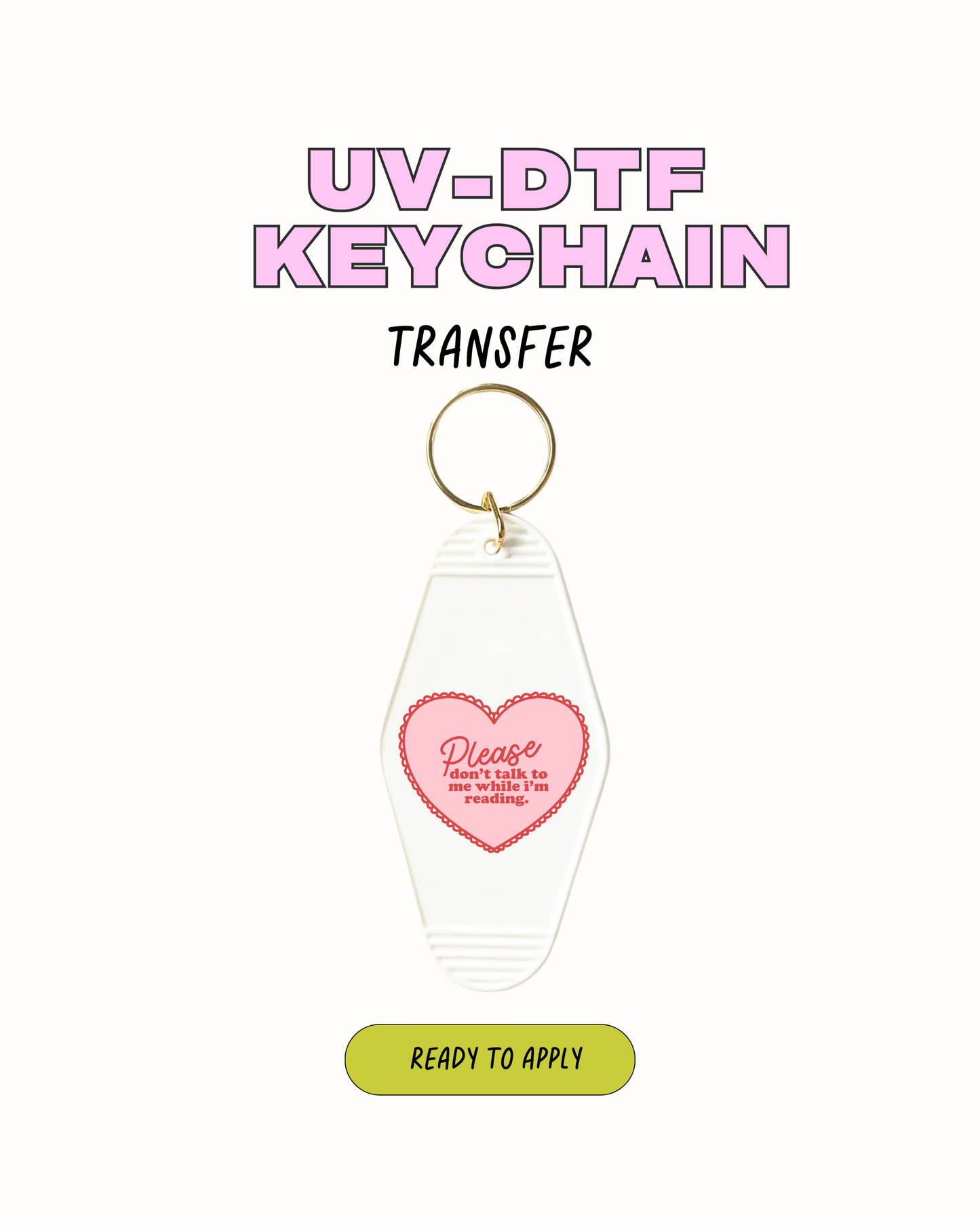 Please do not - UVDTF Keychain