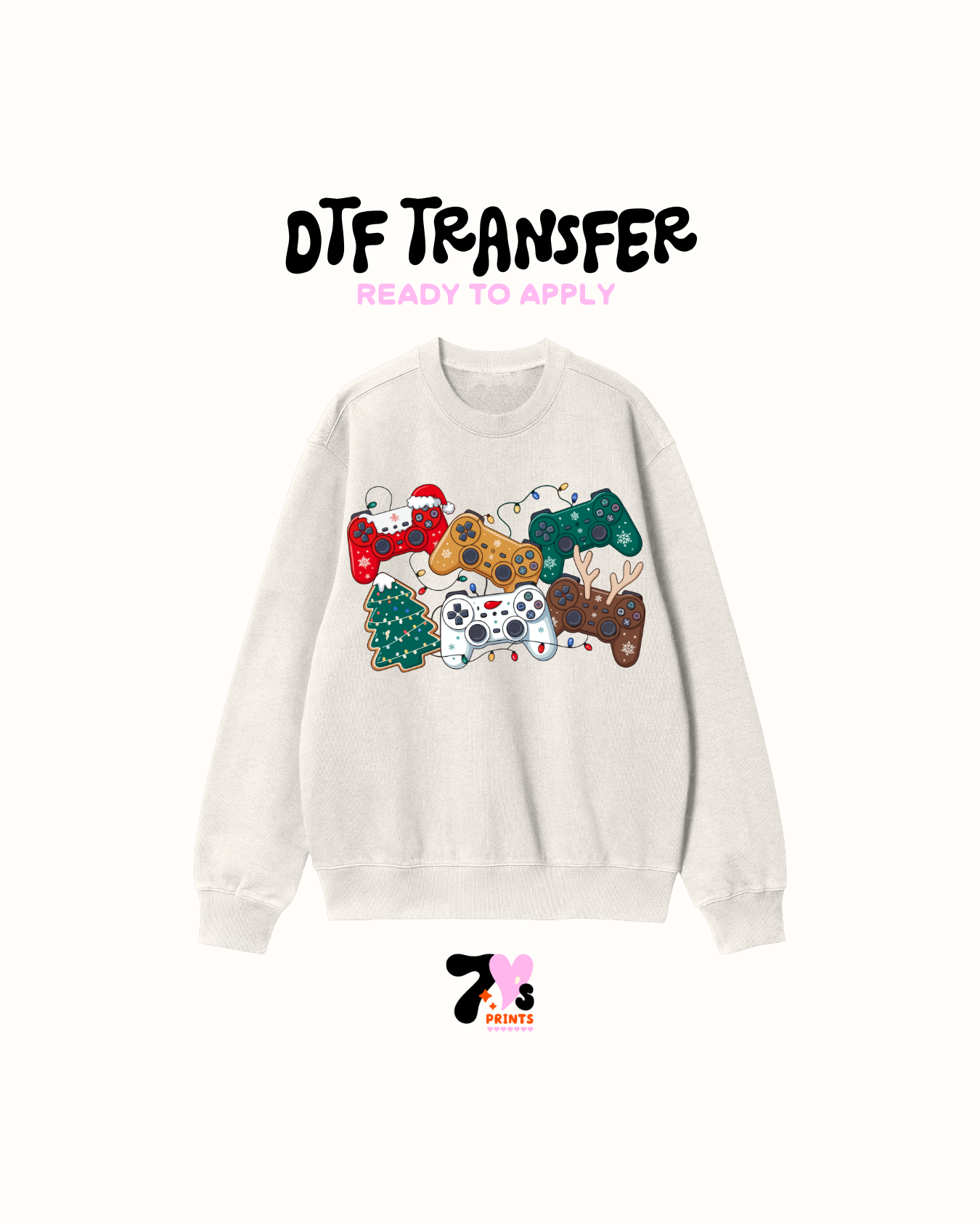 Gaming xmas - DTF Transfers