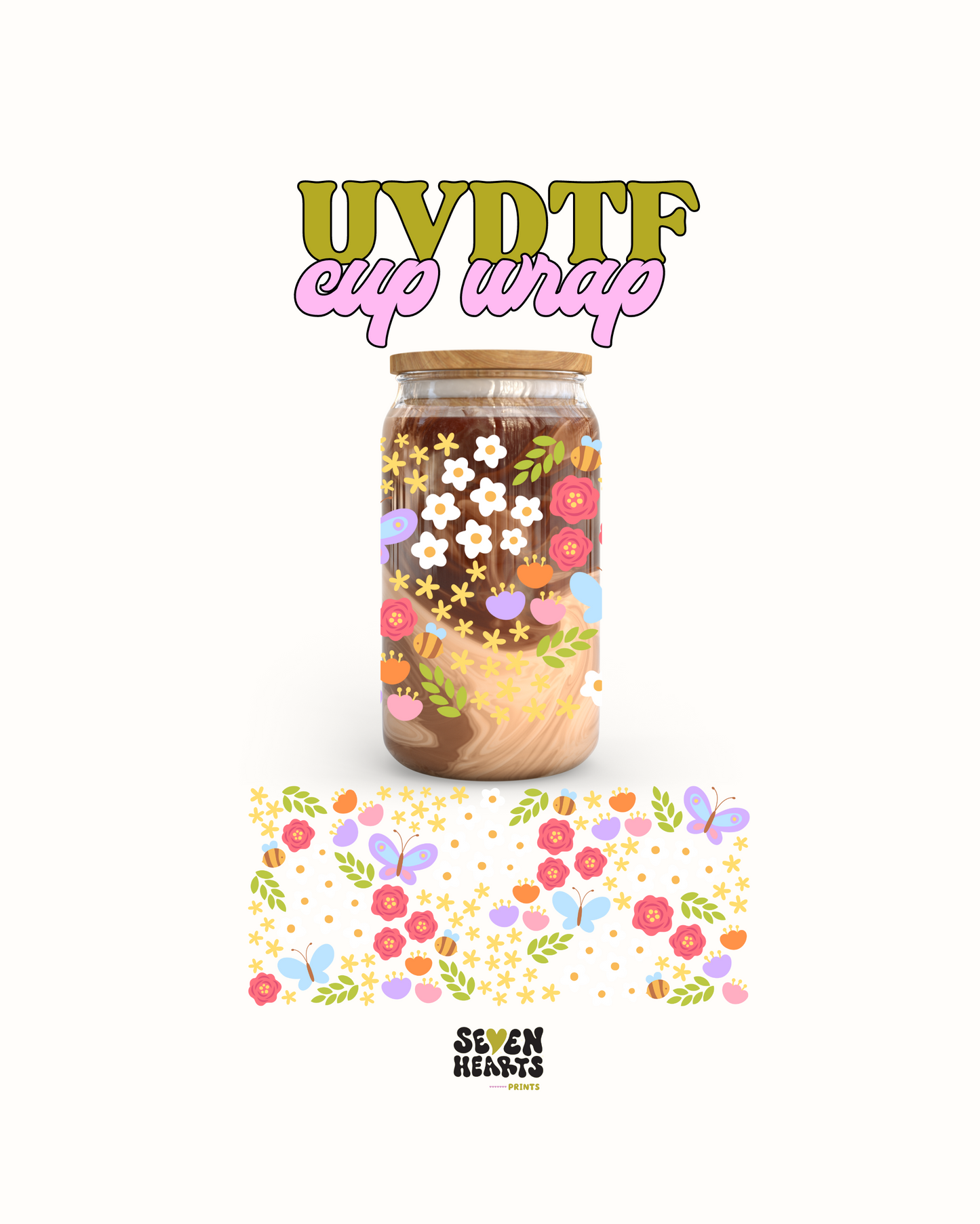 cute Flowers - UVDTF