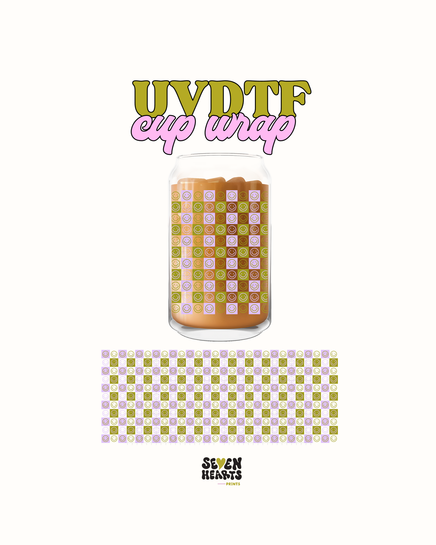 Retro checkered - UVDTF