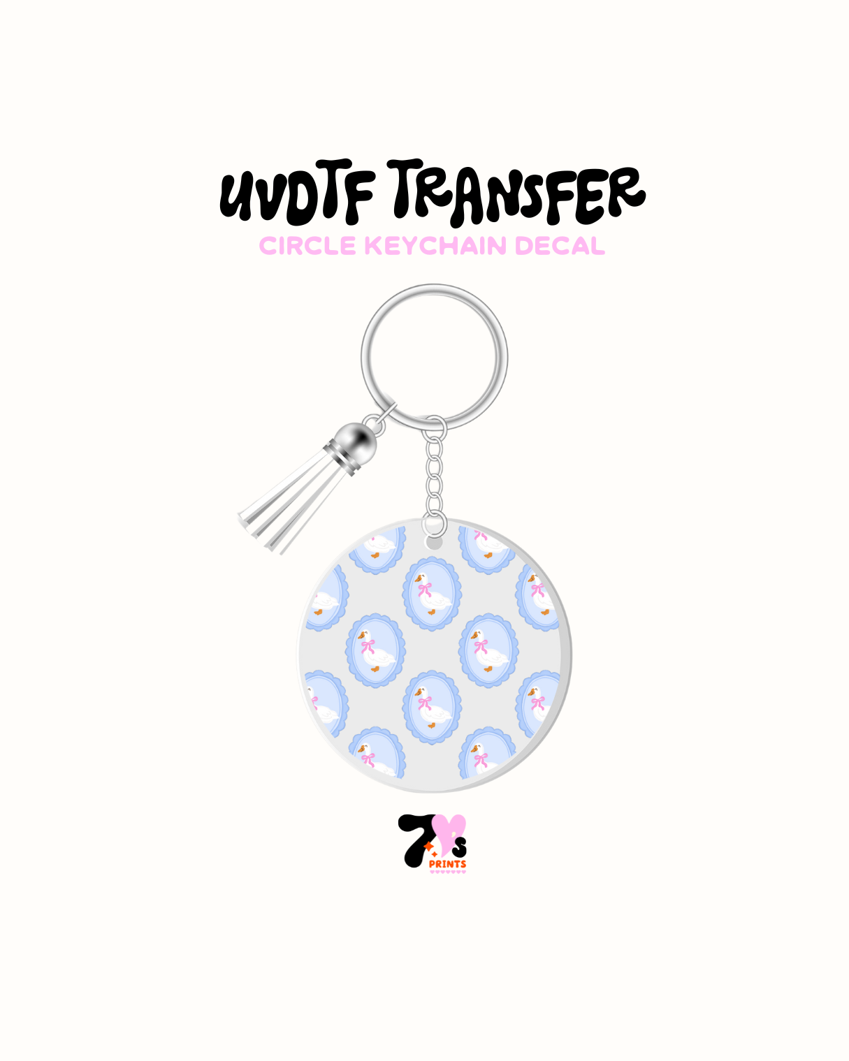 Geeese - Round Keychain Set of 5