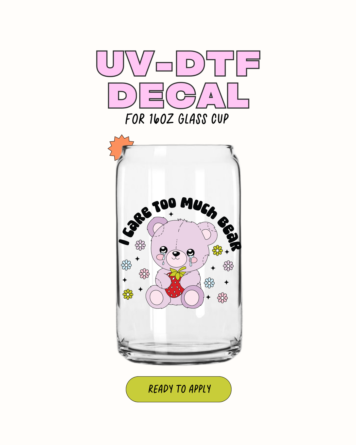 Me importa mucho soportar - UVDTF