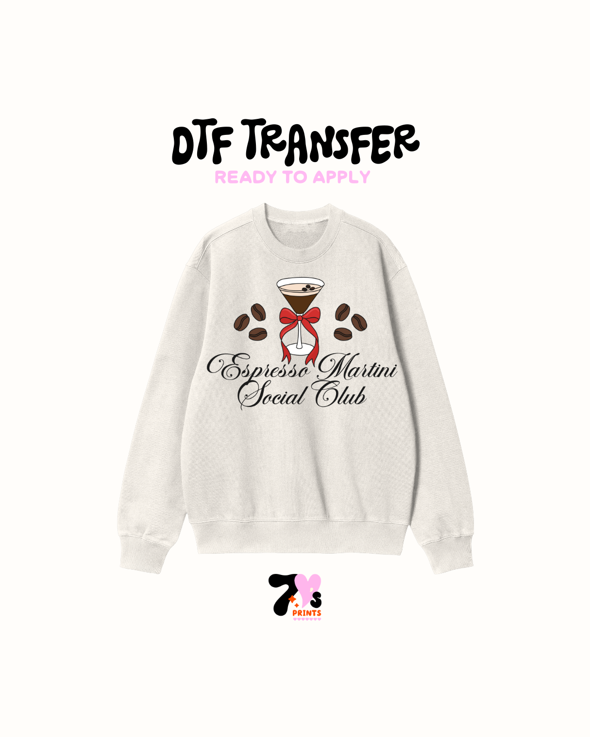 Espresso Matini social club - DTF Transfers