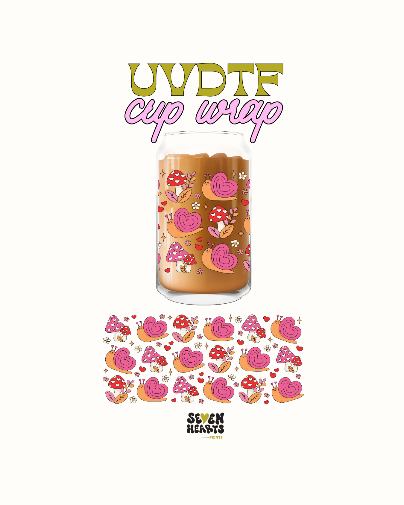 Snails and mushroom- UVDTF
