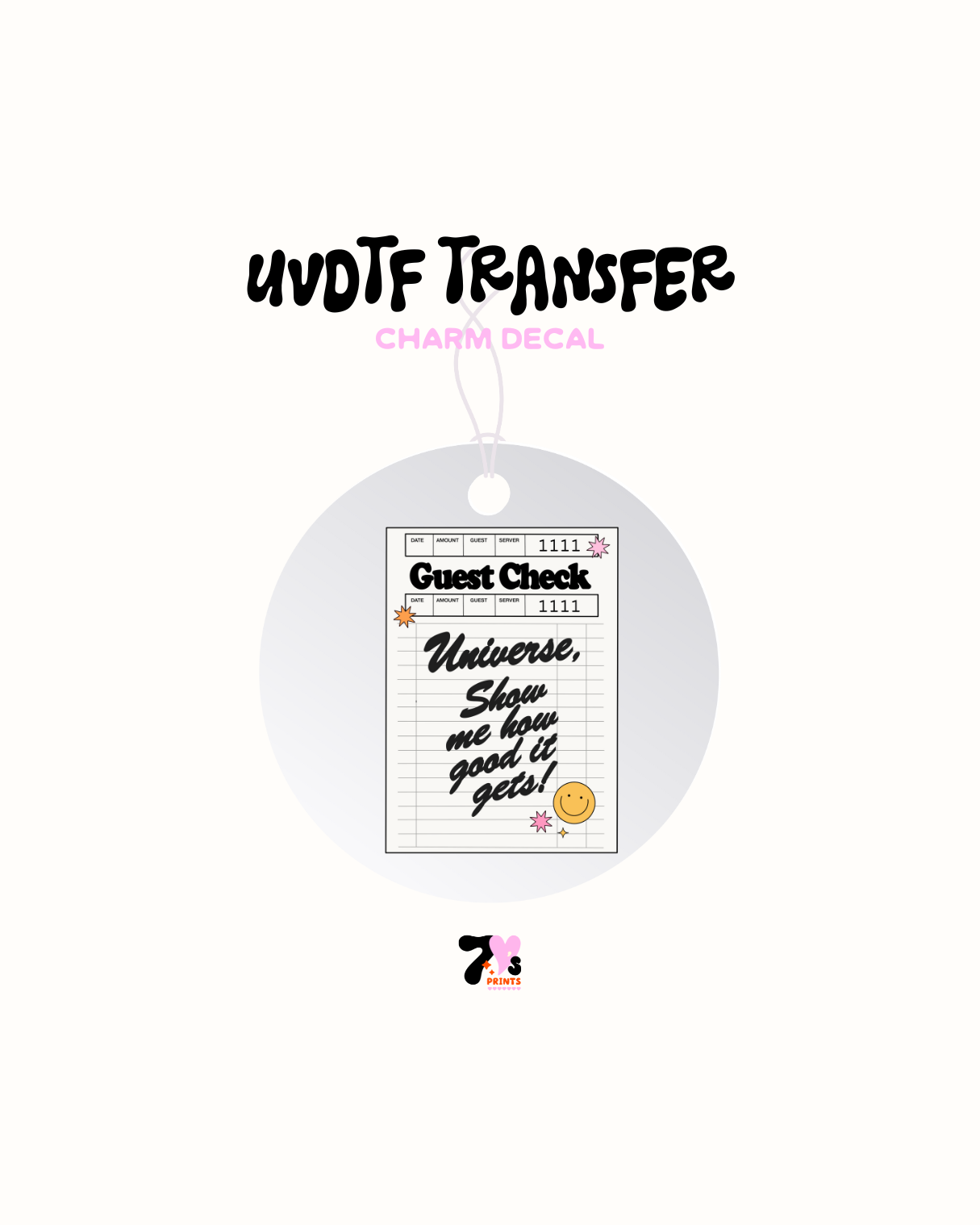 Do it for the plot -  Car Charm Decal UVDTF