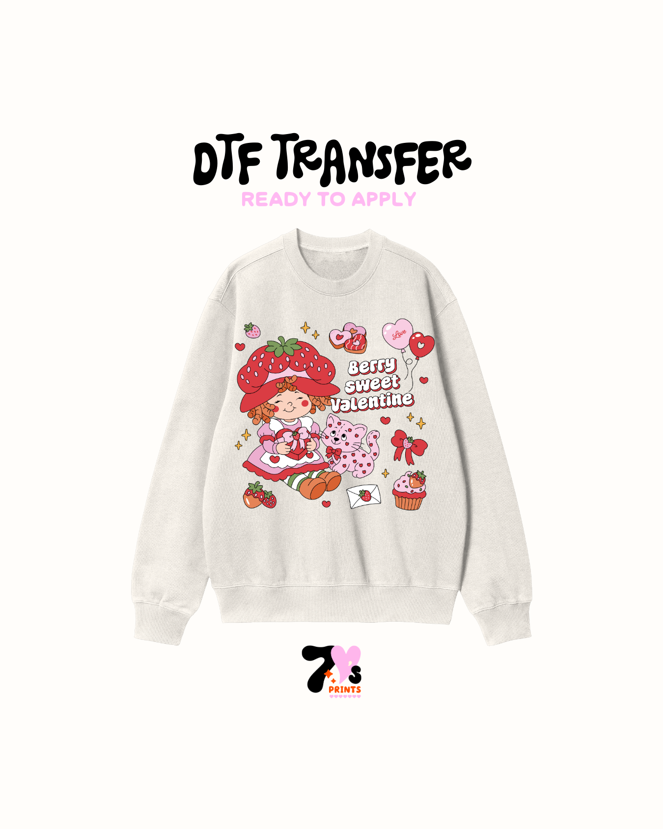 Berry sweet valentine - DTF Transfers