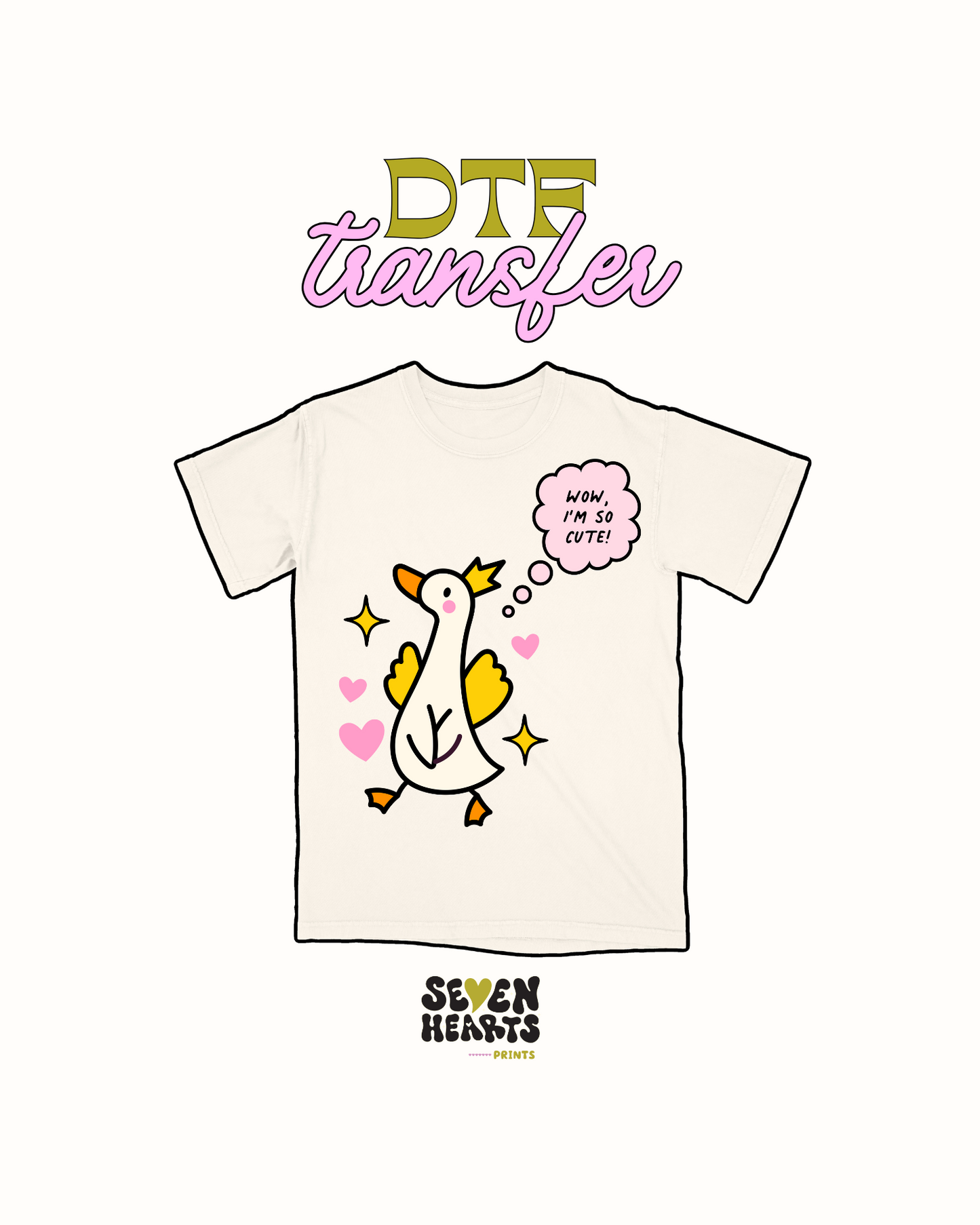Wow am so cute - DTF Transfer
