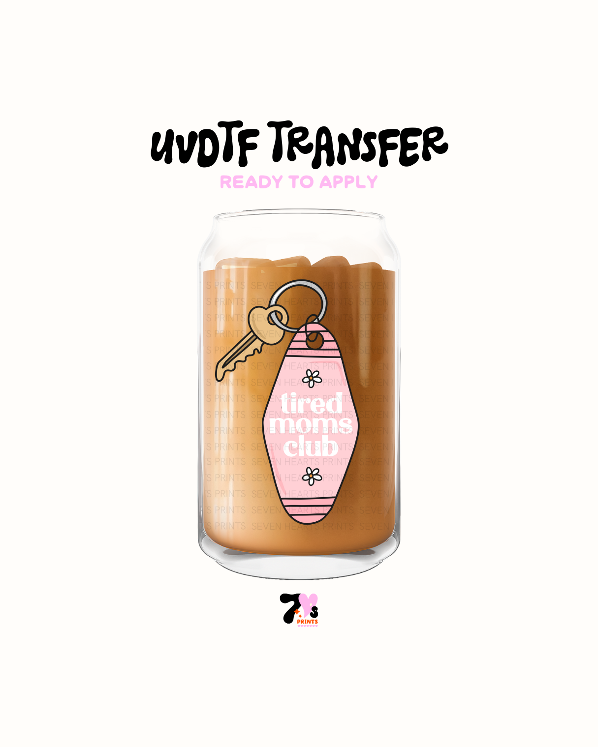 Tired moms club- UVDTF Decal